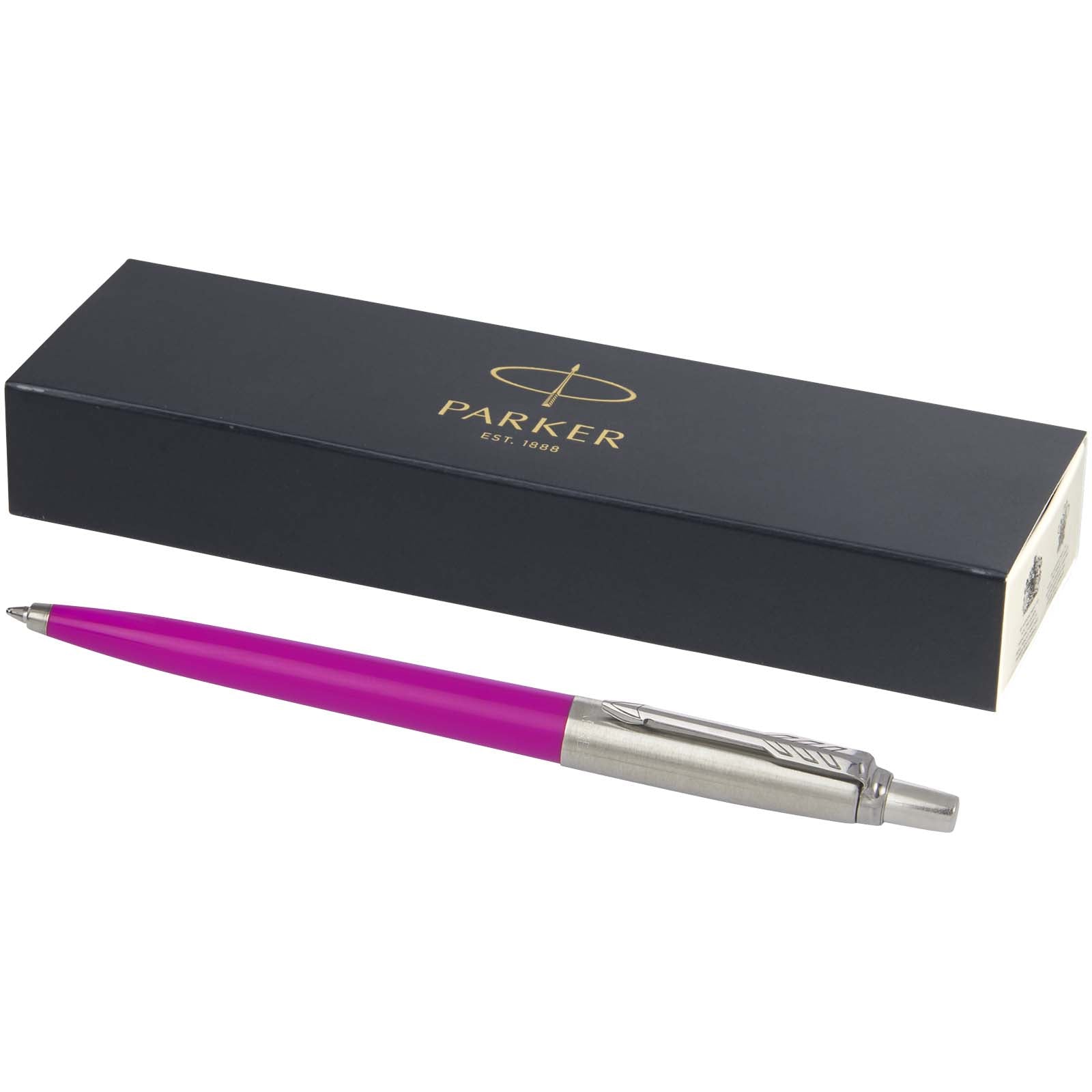 Parker Jotter Recycled Kugelschreiber (blaue Mine) – Magenta