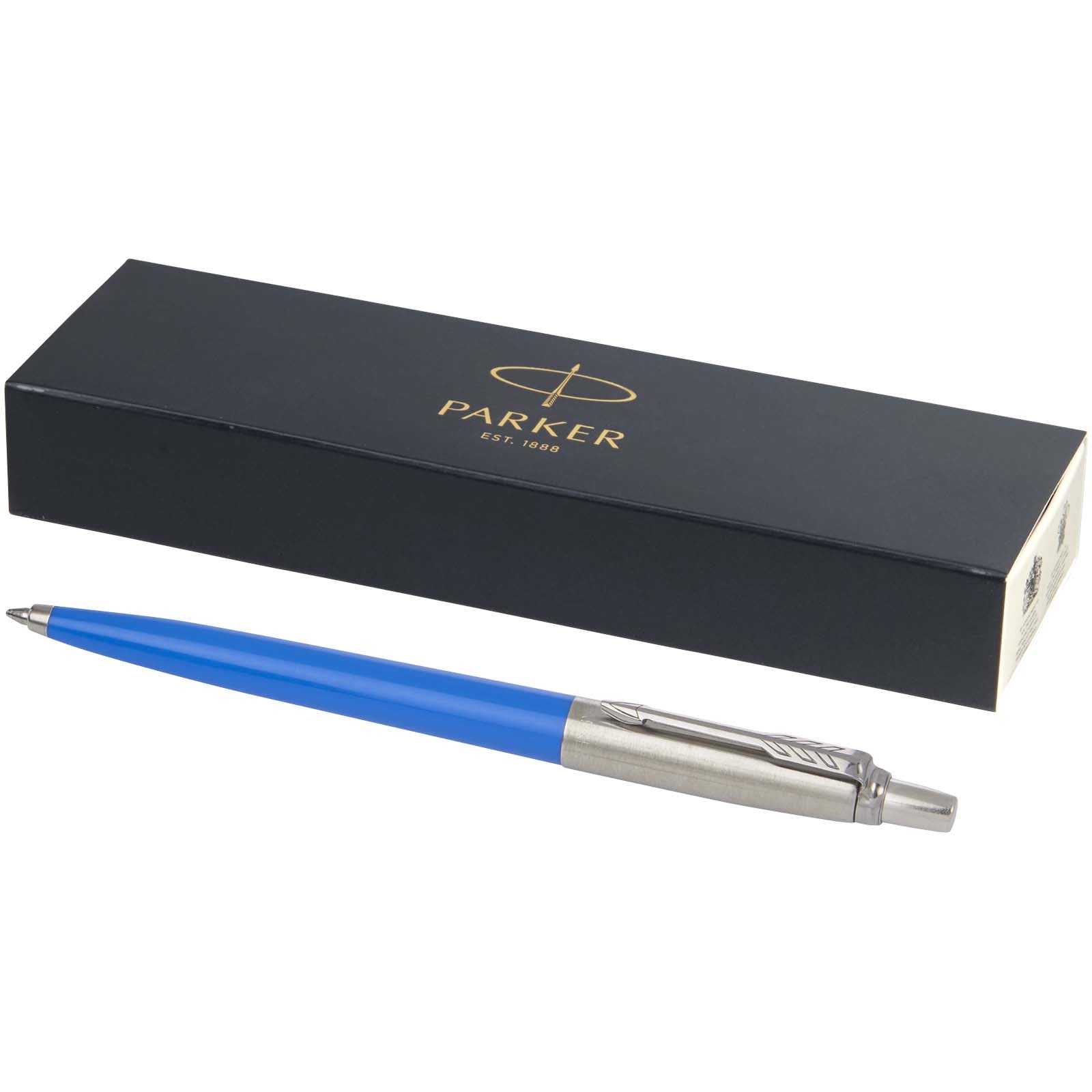 Parker Jotter Recycled Kugelschreiber (blaue Mine) – Processblau