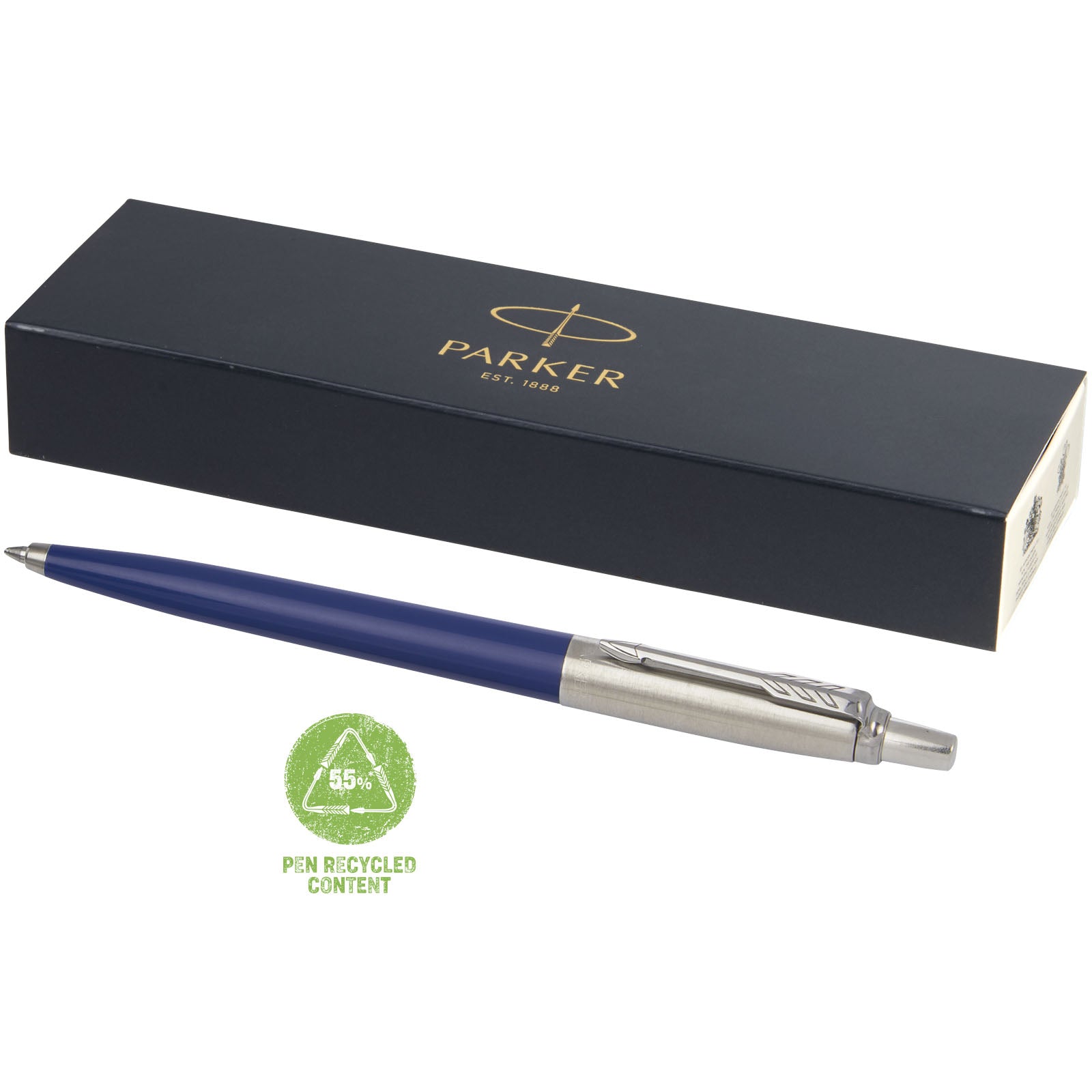 Parker Jotter Recycled Kugelschreiber (blaue Mine) – Navy