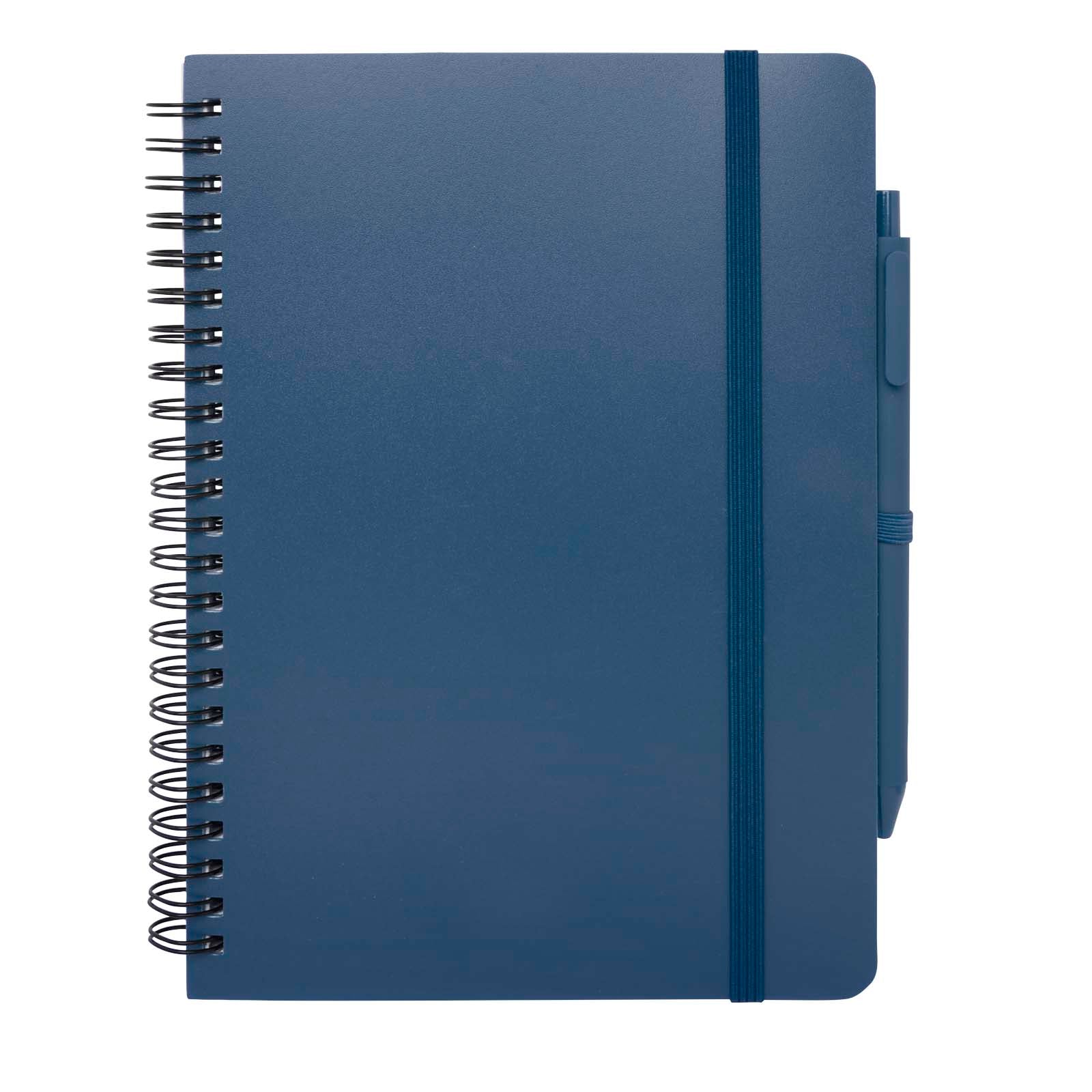 Thalaasa A5 Hardcover Notizbuch mit Kugelschreiber (schwarze Mine)