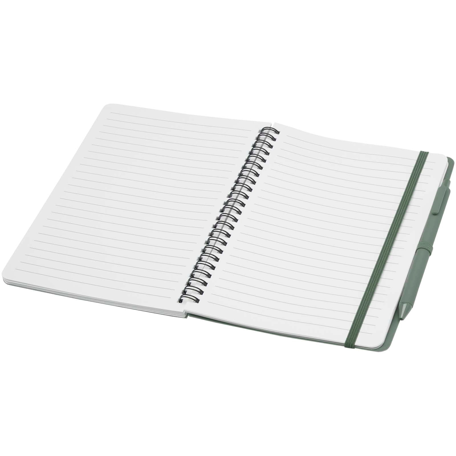 Thalaasa A5 Hardcover Notizbuch mit Kugelschreiber (schwarze Mine)