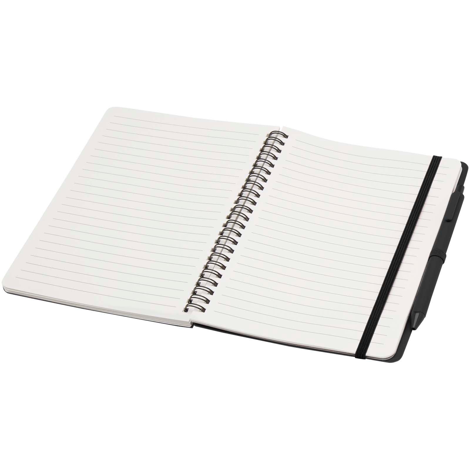 Thalaasa A5 Hardcover Notizbuch mit Kugelschreiber (schwarze Mine)