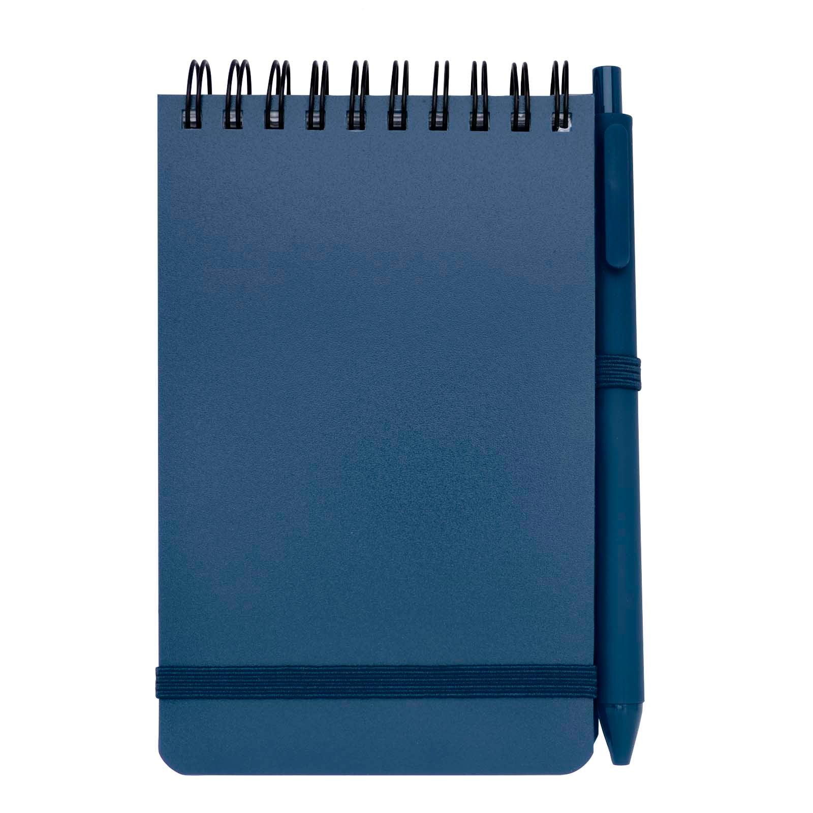 Thalaasa A6 Hardcover Notizbuch aus Ocean Bound Kunststoff mit Kugelschreiber (schwarze Mine)