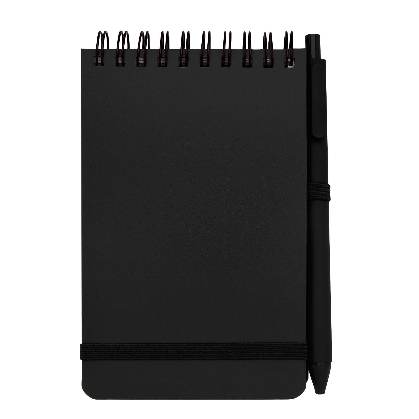 Thalaasa A6 Hardcover Notizbuch aus Ocean Bound Kunststoff mit Kugelschreiber (schwarze Mine)