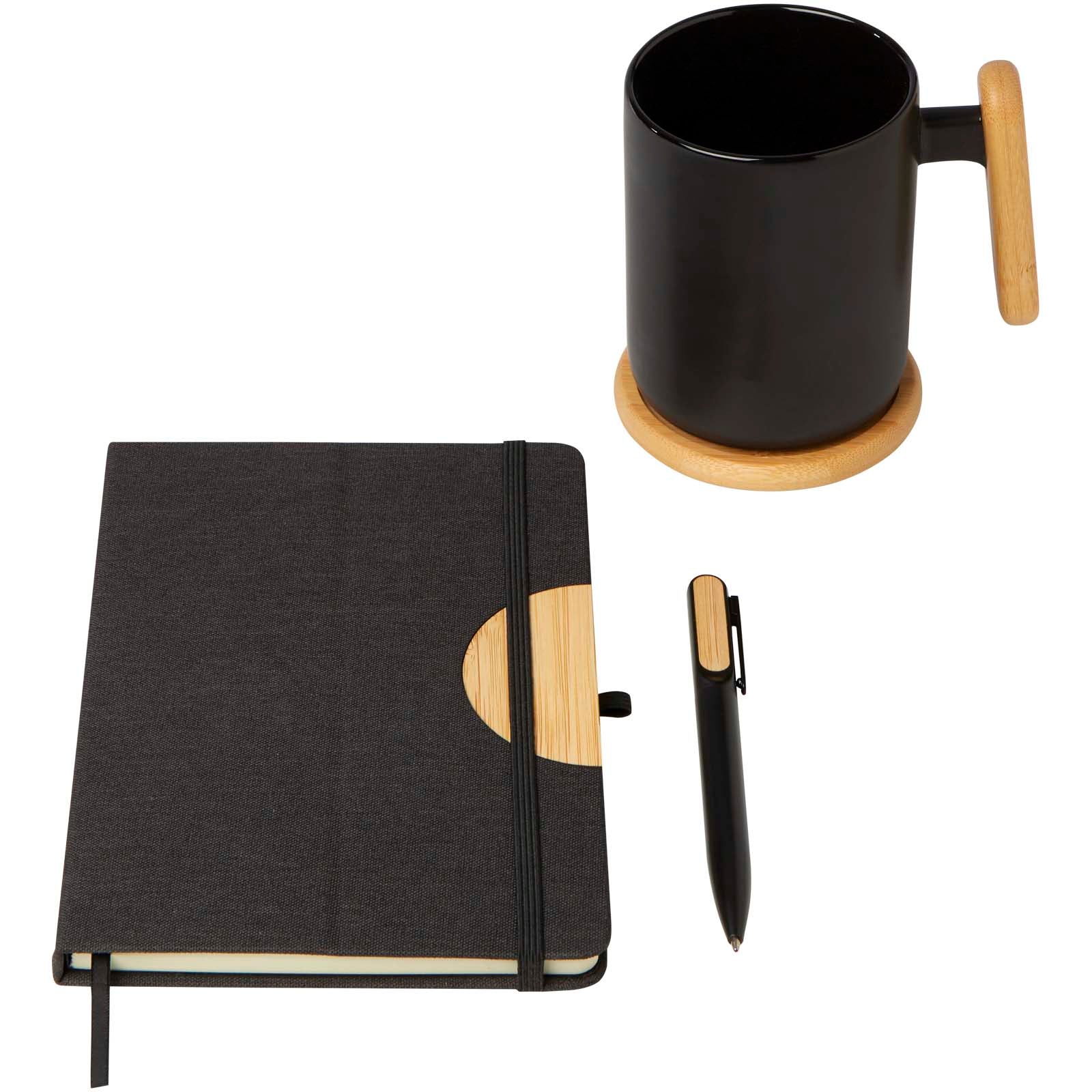 Laura A5 Hardcover Notizbuch und Kugelschreiber Set (schwarze Mine)