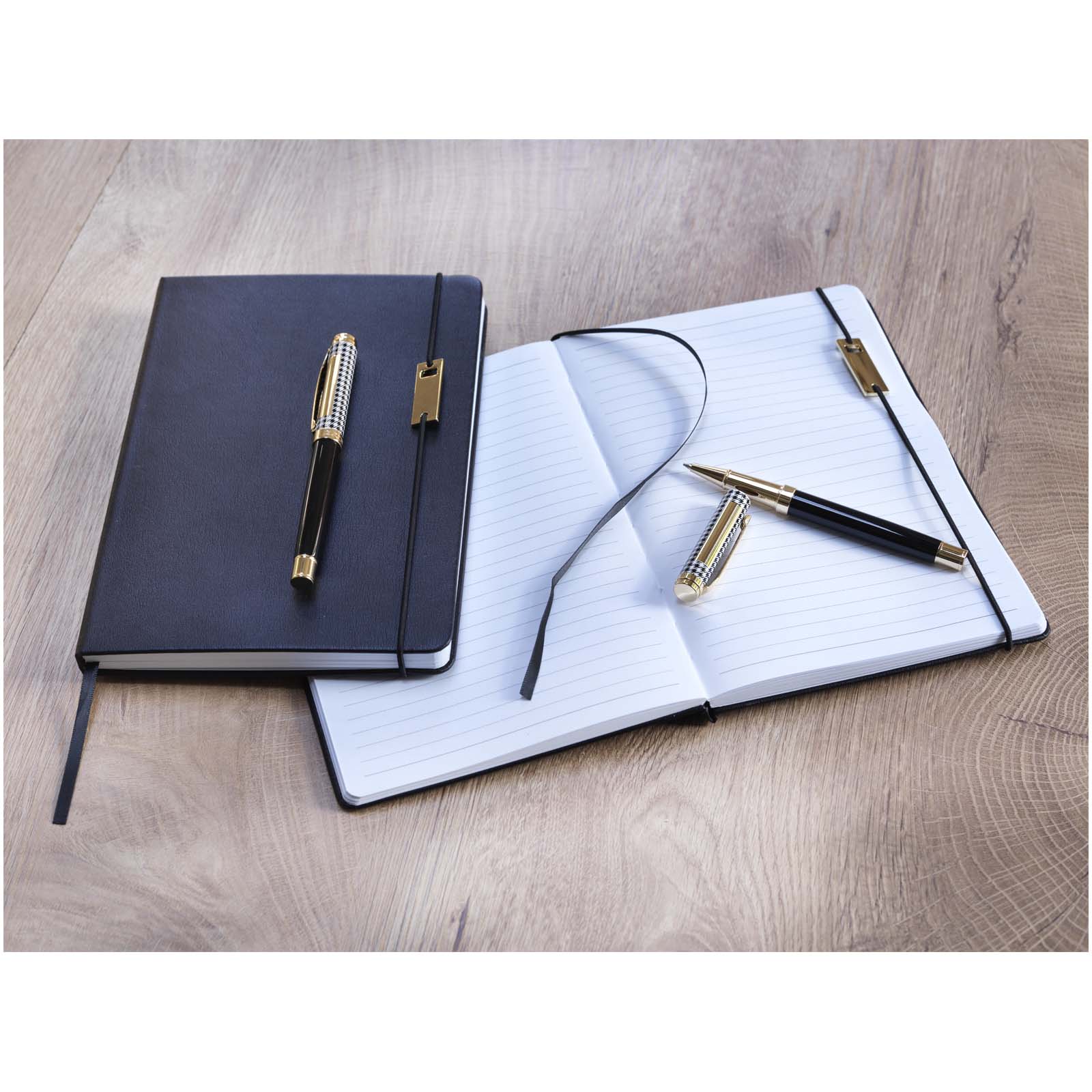 Legato A5 Notizbuch und Tintenroller Set (blaue Mine)