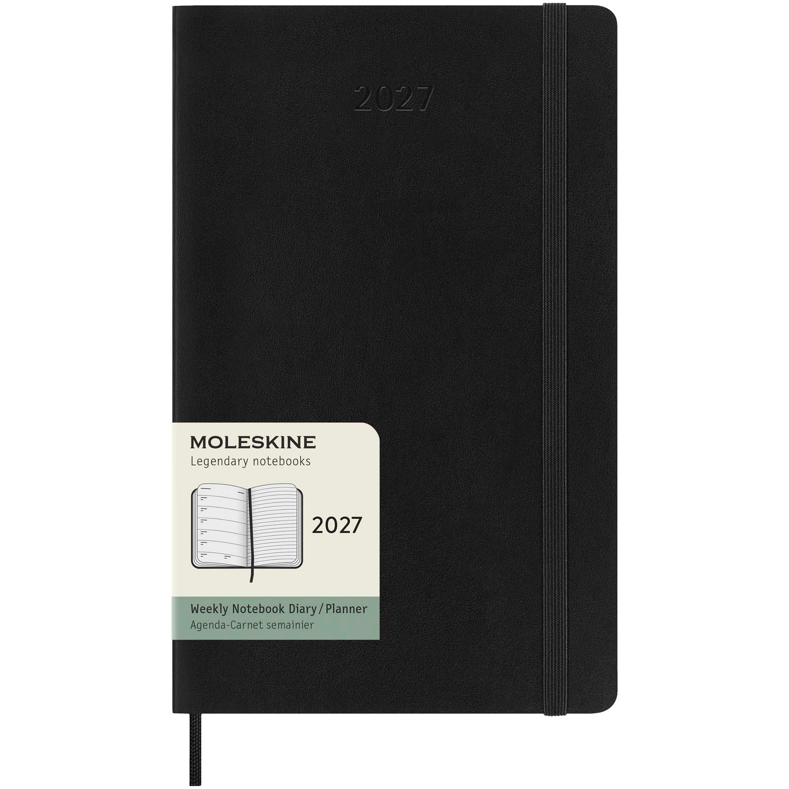Moleskine Softcover 12 Monate Wochenkalender L – Schwarz
