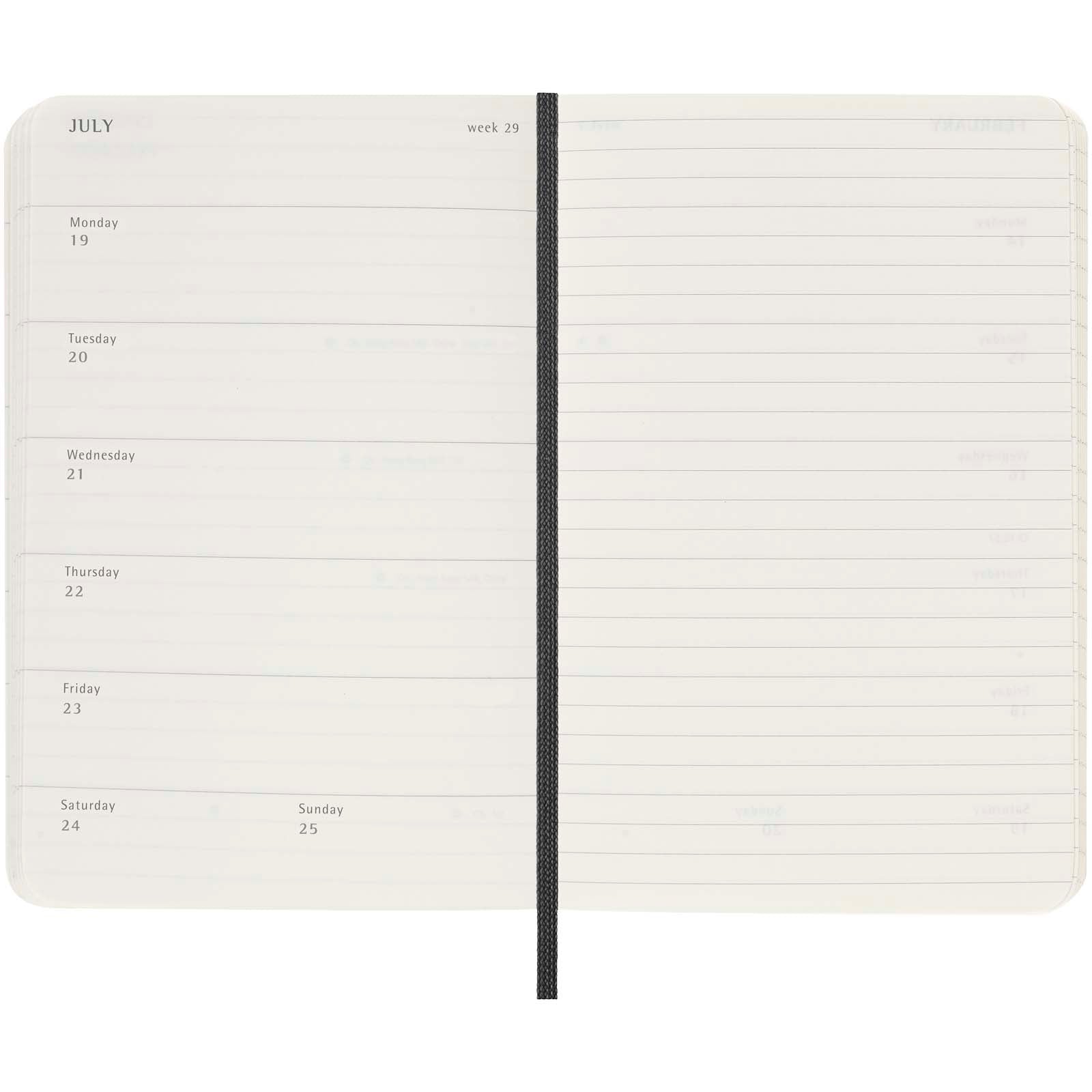 Moleskine Softcover 12 Monate Wochenkalender, Pocket-Format