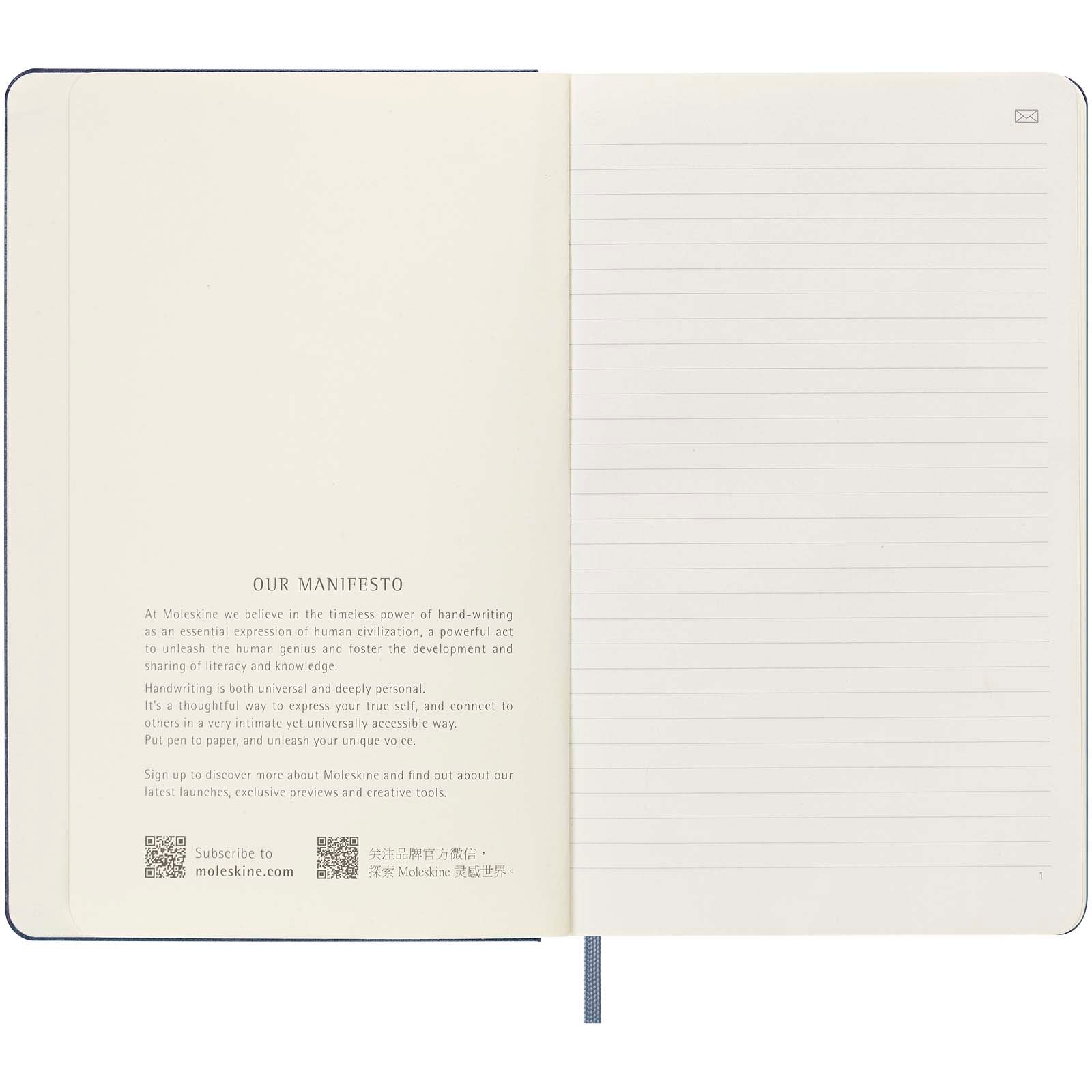 Moleskine Large Smart Notizbuch – liniert