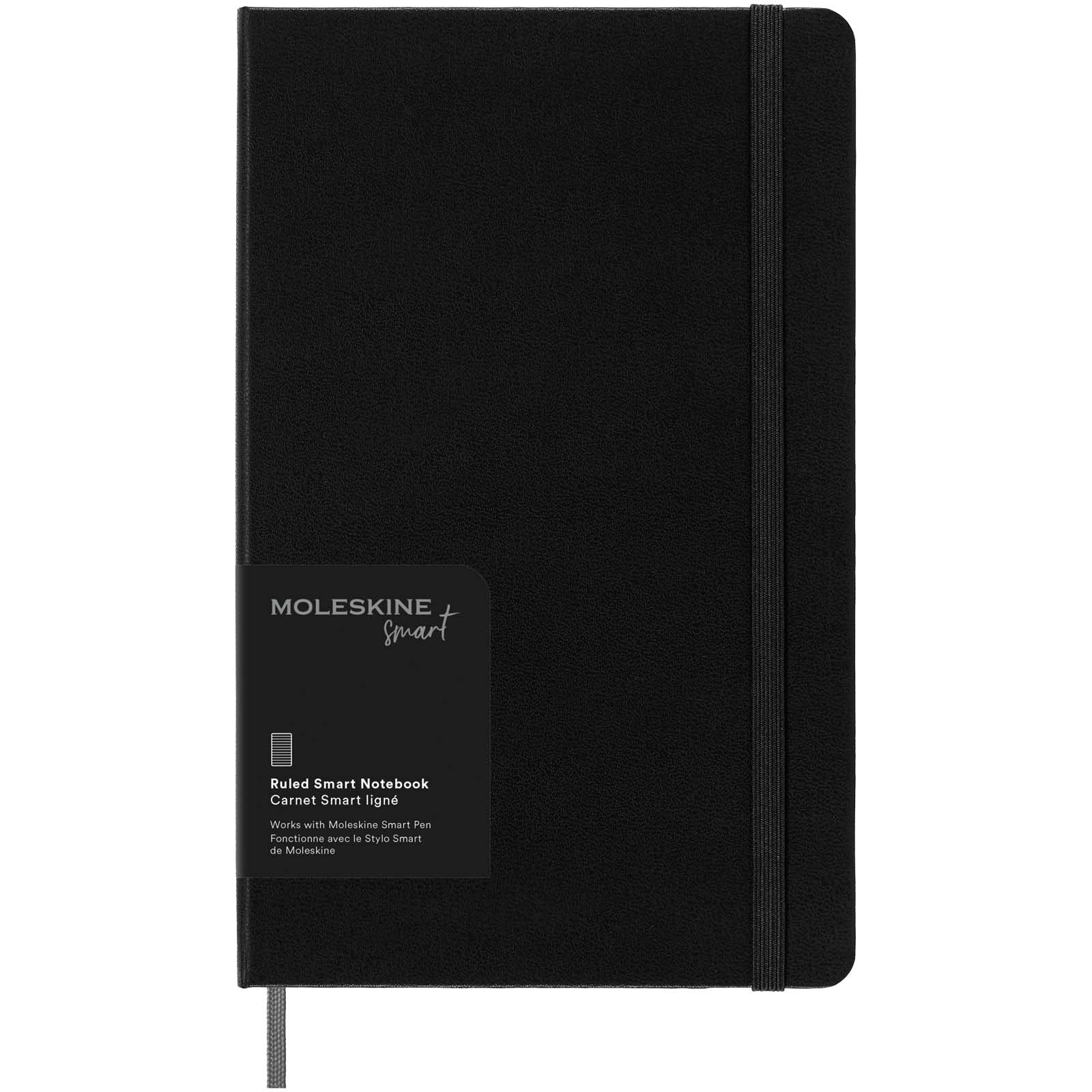 Moleskine Large Smart Notizbuch – liniert – Schwarz