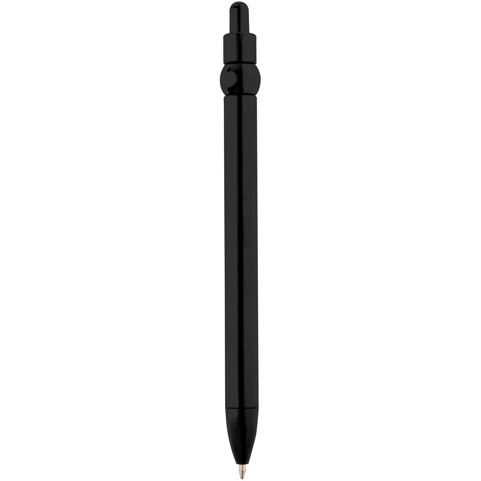 Fidget Kugelschreiber aus recyceltem Kunststoff (schwarze Mine)