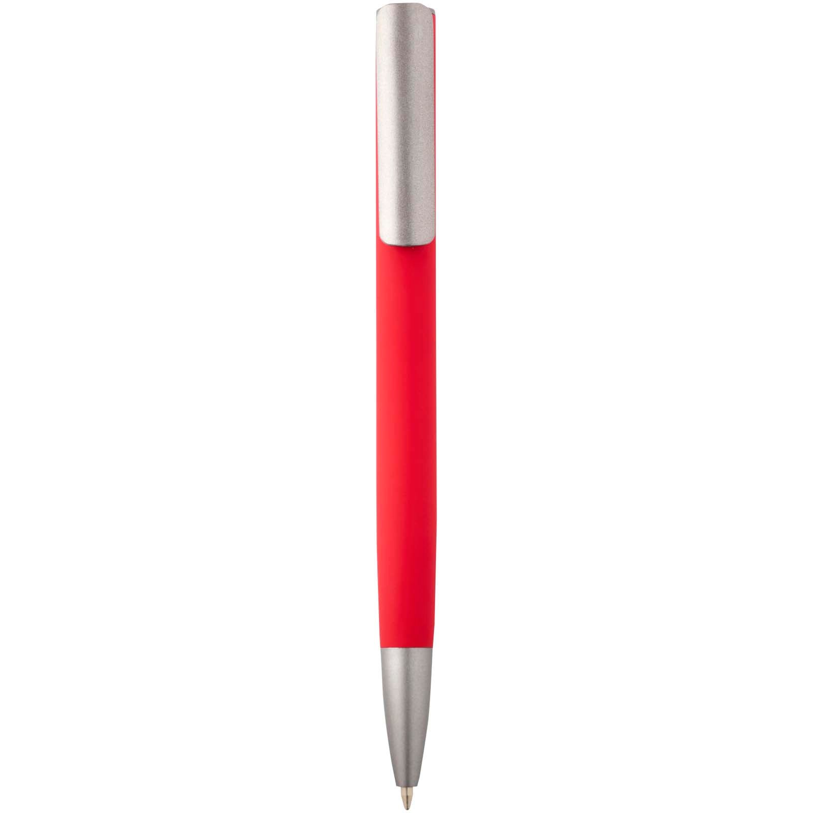Ziguur Kugelschreiber aus recyceltem Aluminium (blaue Mine) – Rot