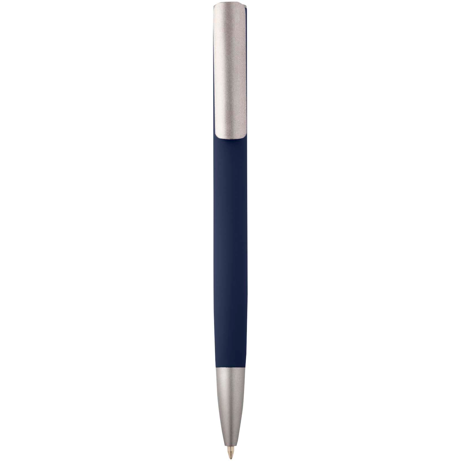 Ziguur Kugelschreiber aus recyceltem Aluminium (blaue Mine) – Navy