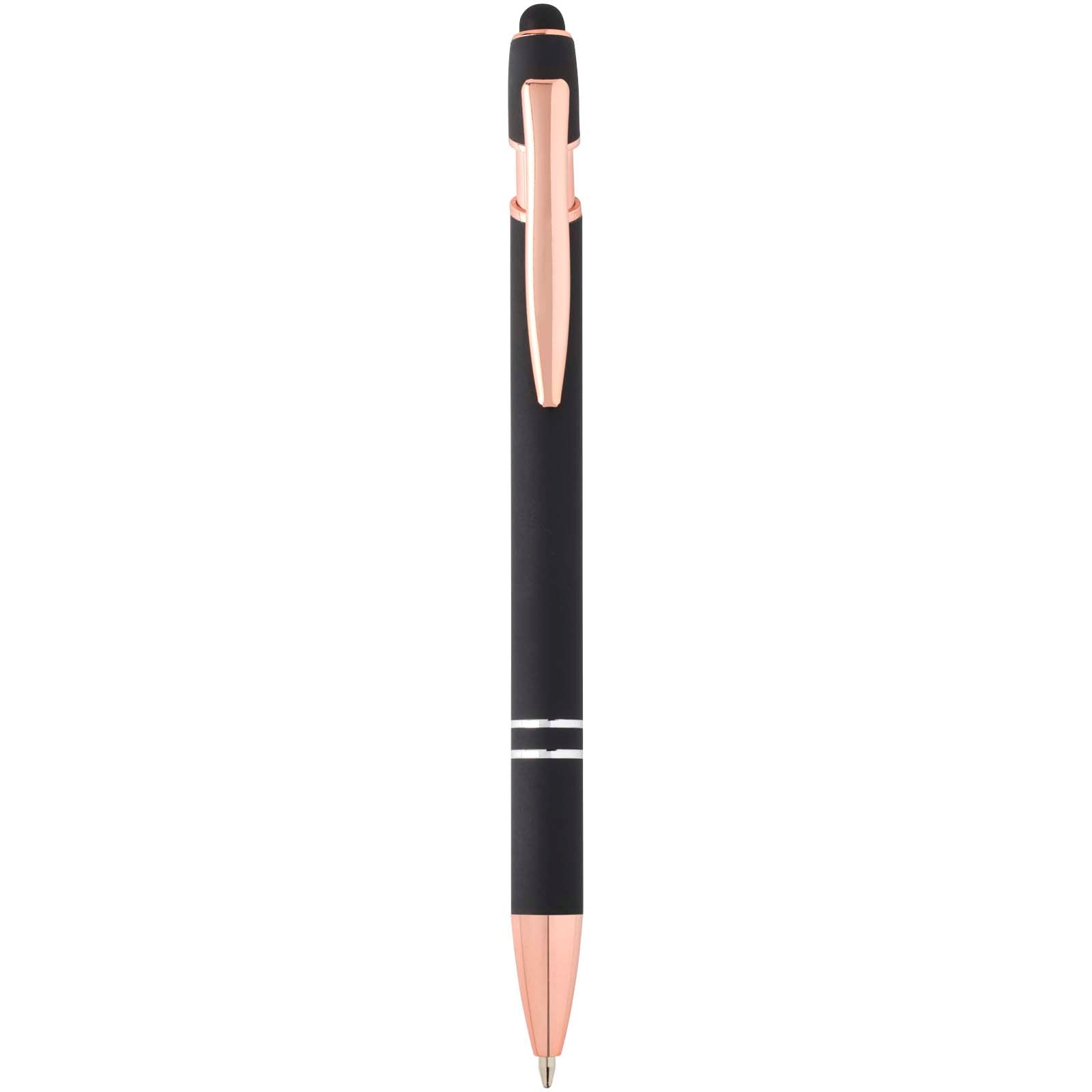 Nanna Kugelschreiber mit Roségold Finish (blaue Mine) – Schwarz