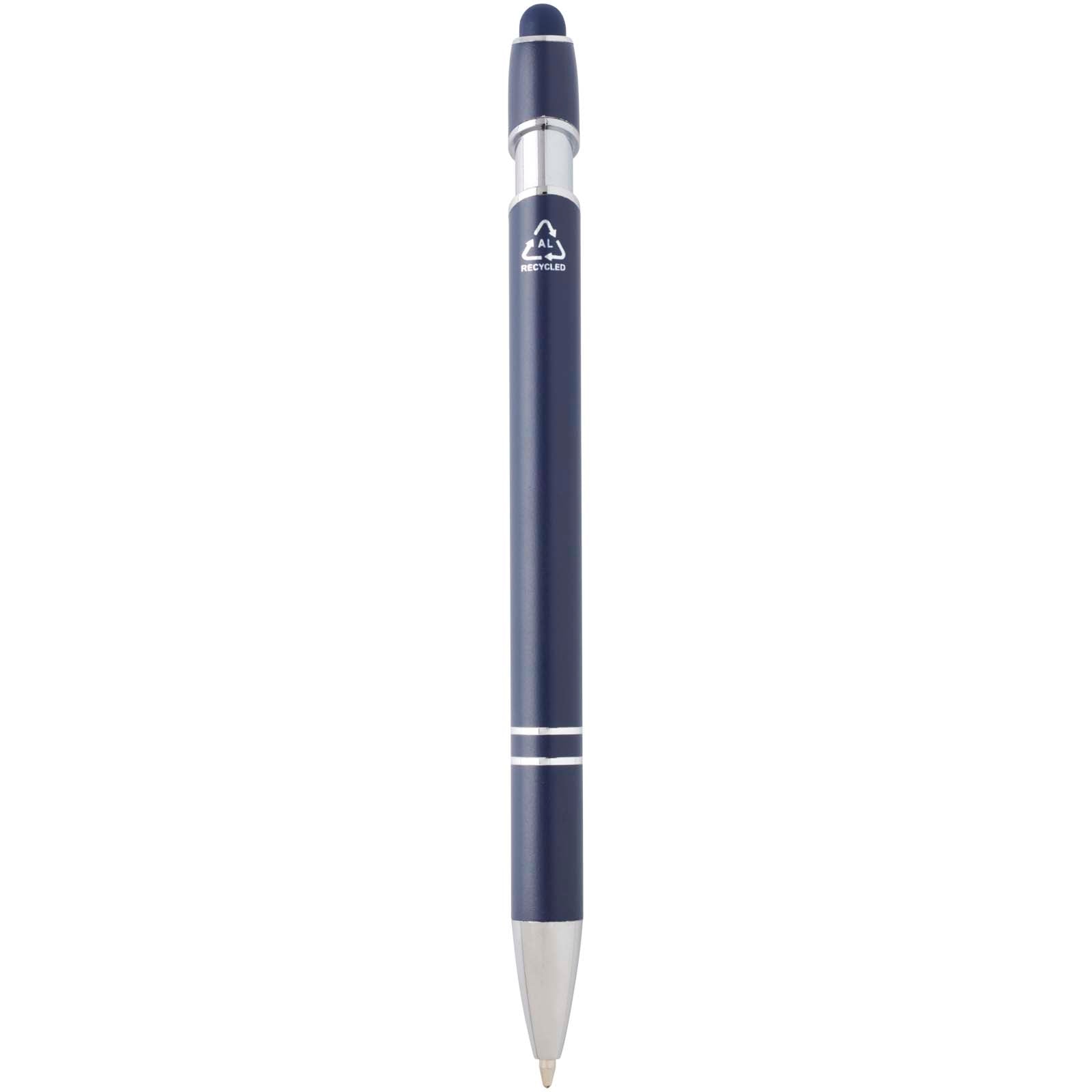 Kish Kugelschreiber mit silbernem Finish (blaue Mine)
