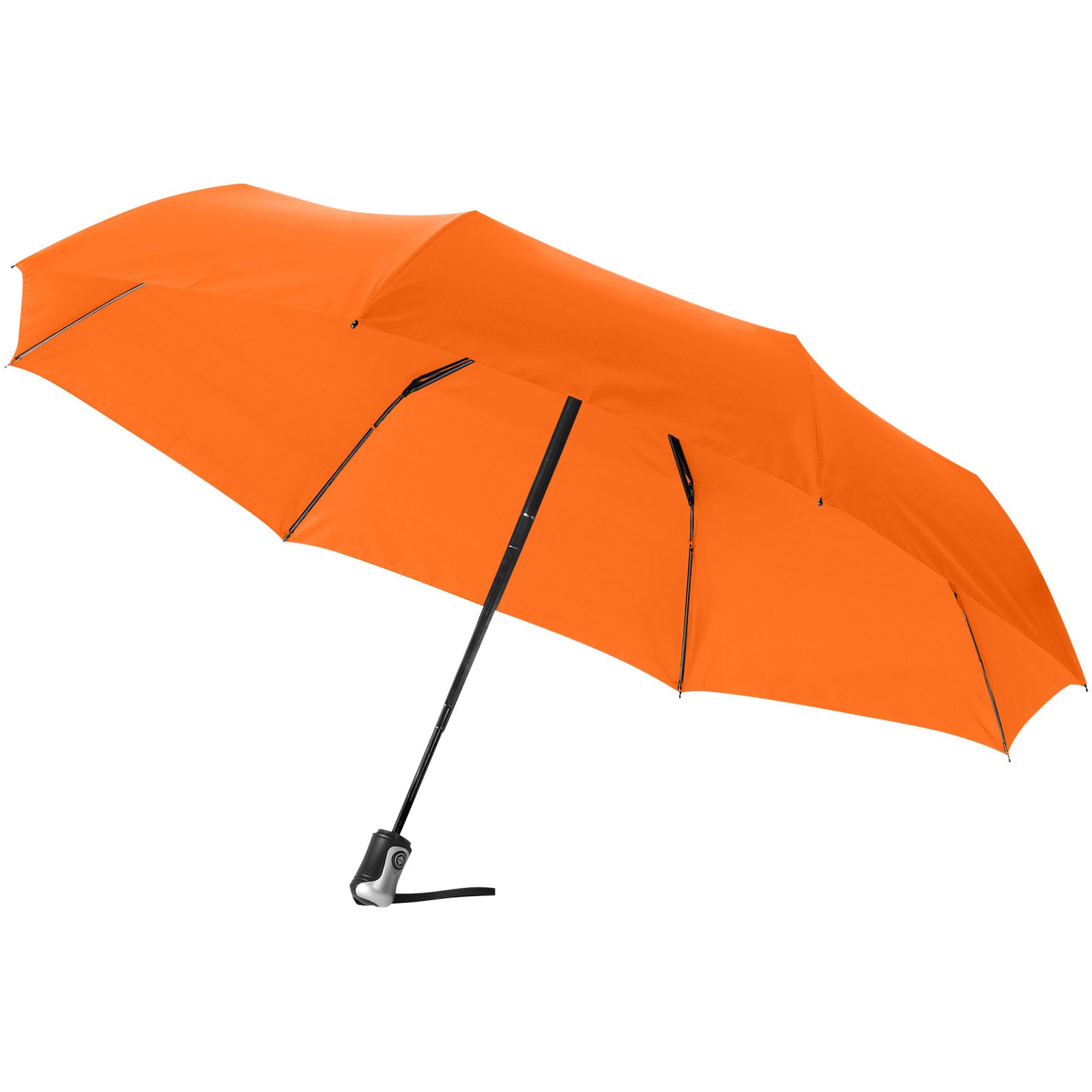 Alex 21,5" Vollautomatik Kompaktregenschirm – Orange