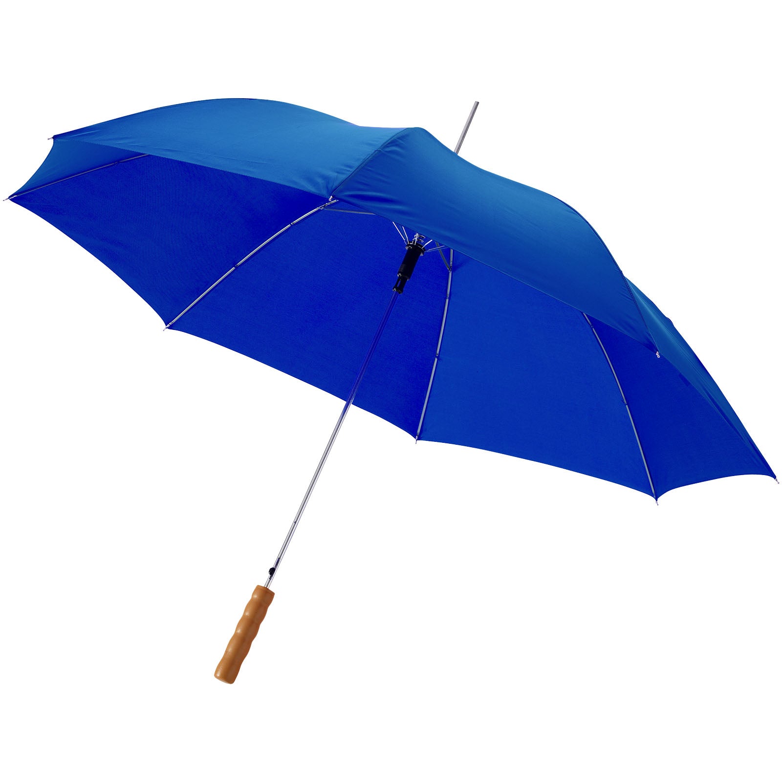 Lisa 23" Automatikregenschirm mit Holzgriff – Royalblau
