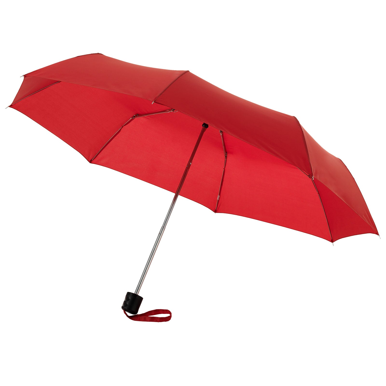 Ida 21,5" Kompaktregenschirm – Rot