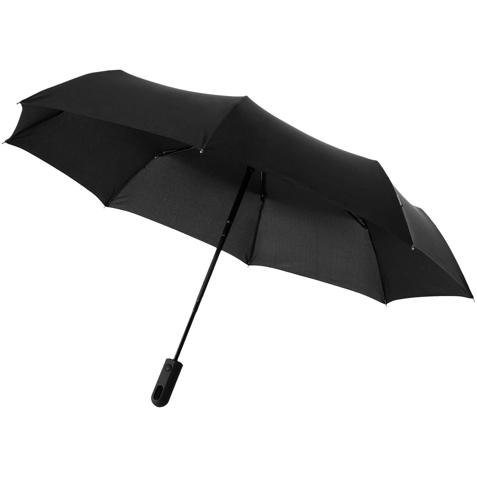Trav 21,5" Vollautomatik Kompaktregenschirm – Schwarz