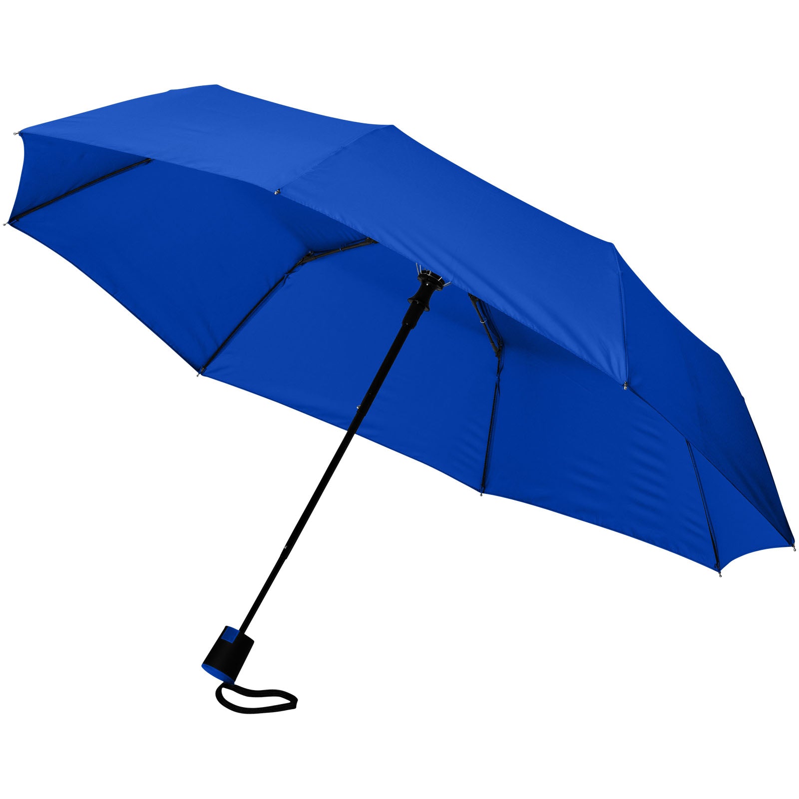 Wali 21" Automatik Kompaktregenschirm – Royalblau