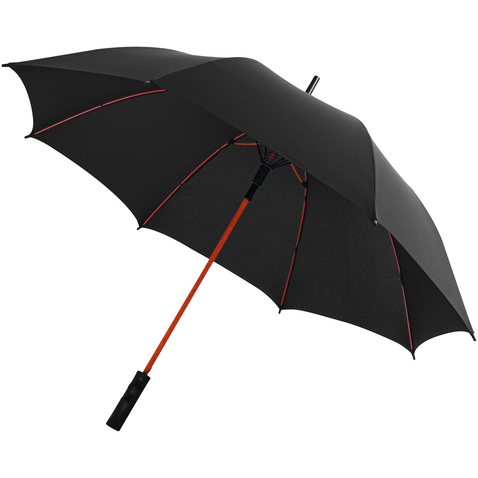 Stark 23" Automatik-Sturmschirm – Rot und Schwarz