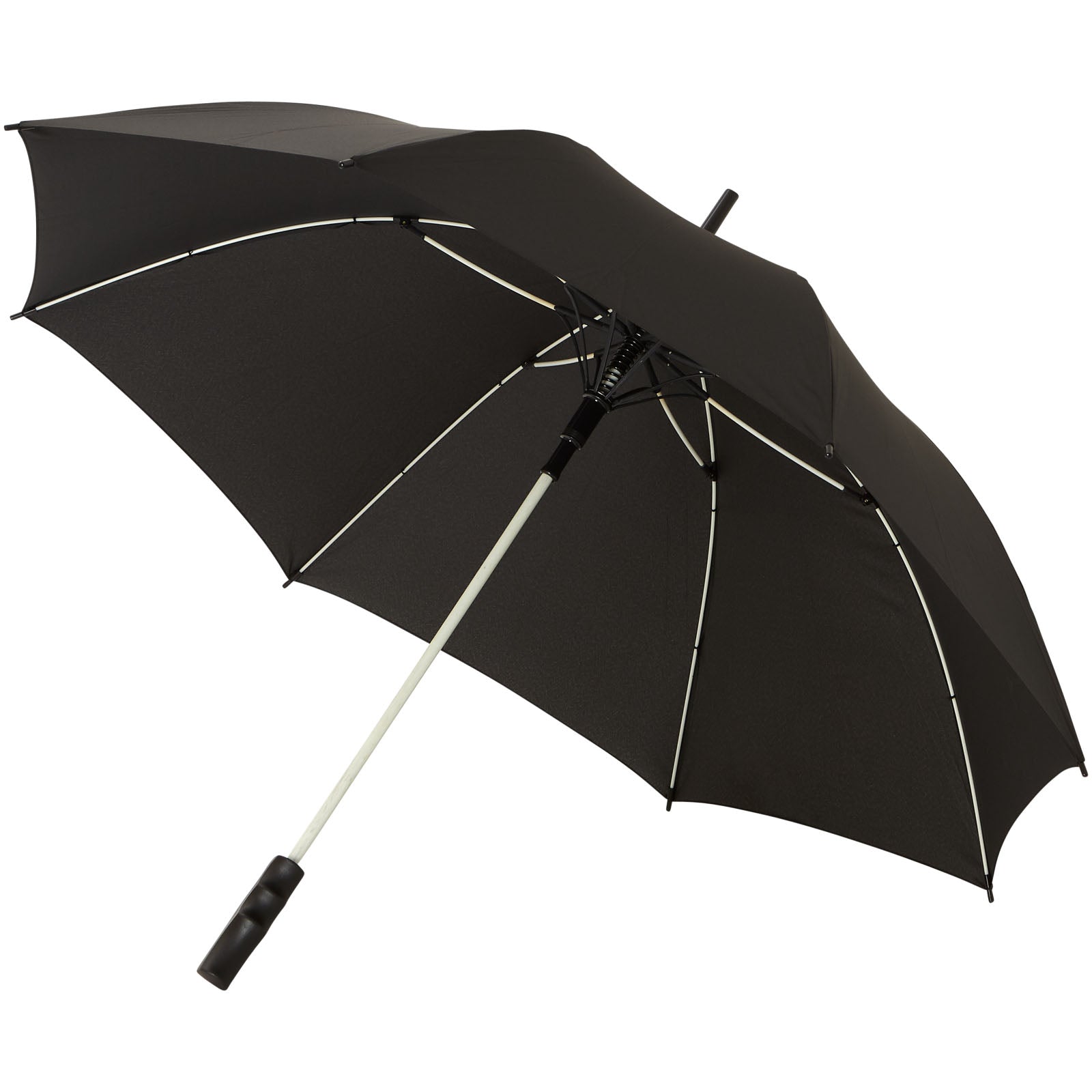 Stark 23" Automatik-Sturmschirm – Weiss und Schwarz