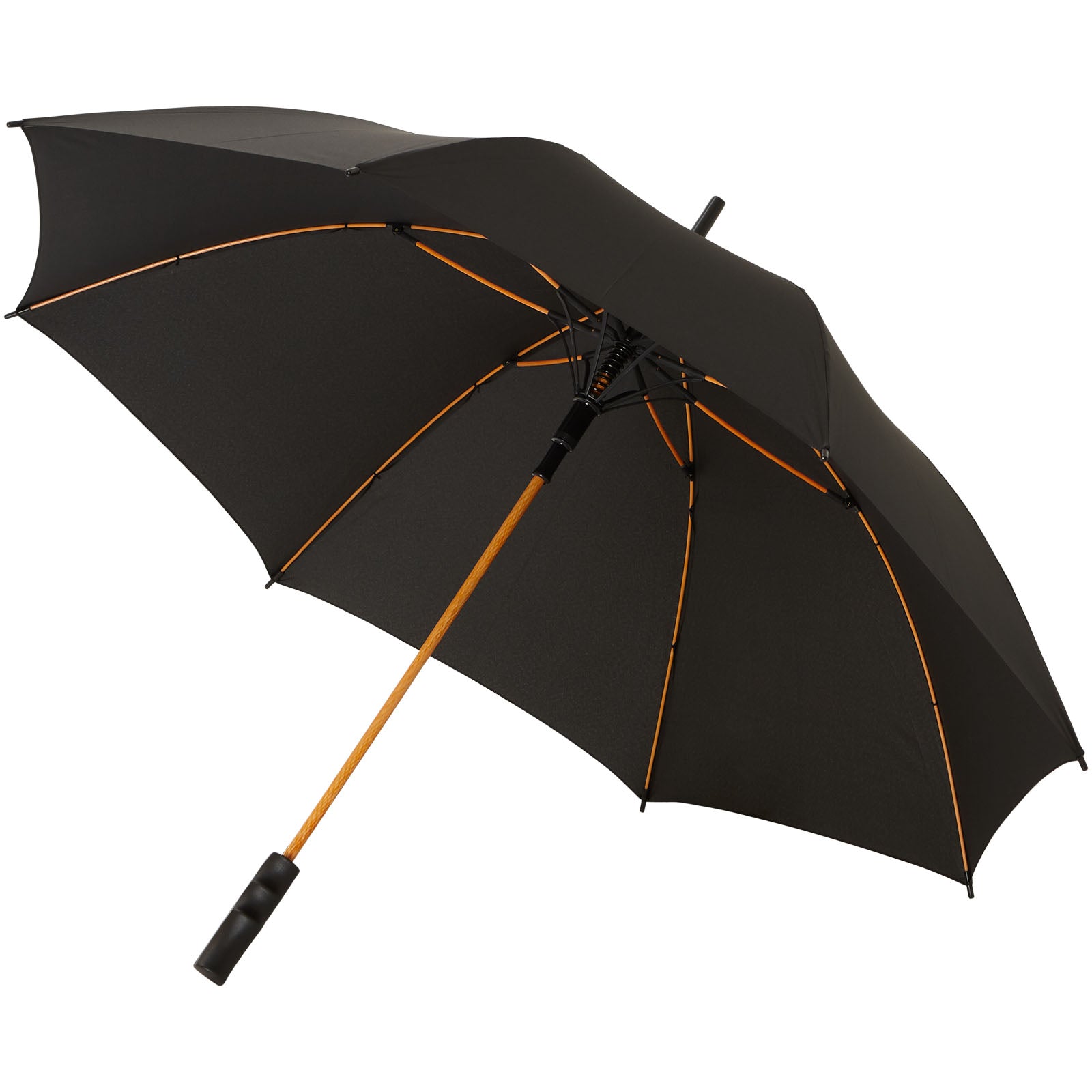 Stark 23" Automatik-Sturmschirm – Orange und Schwarz