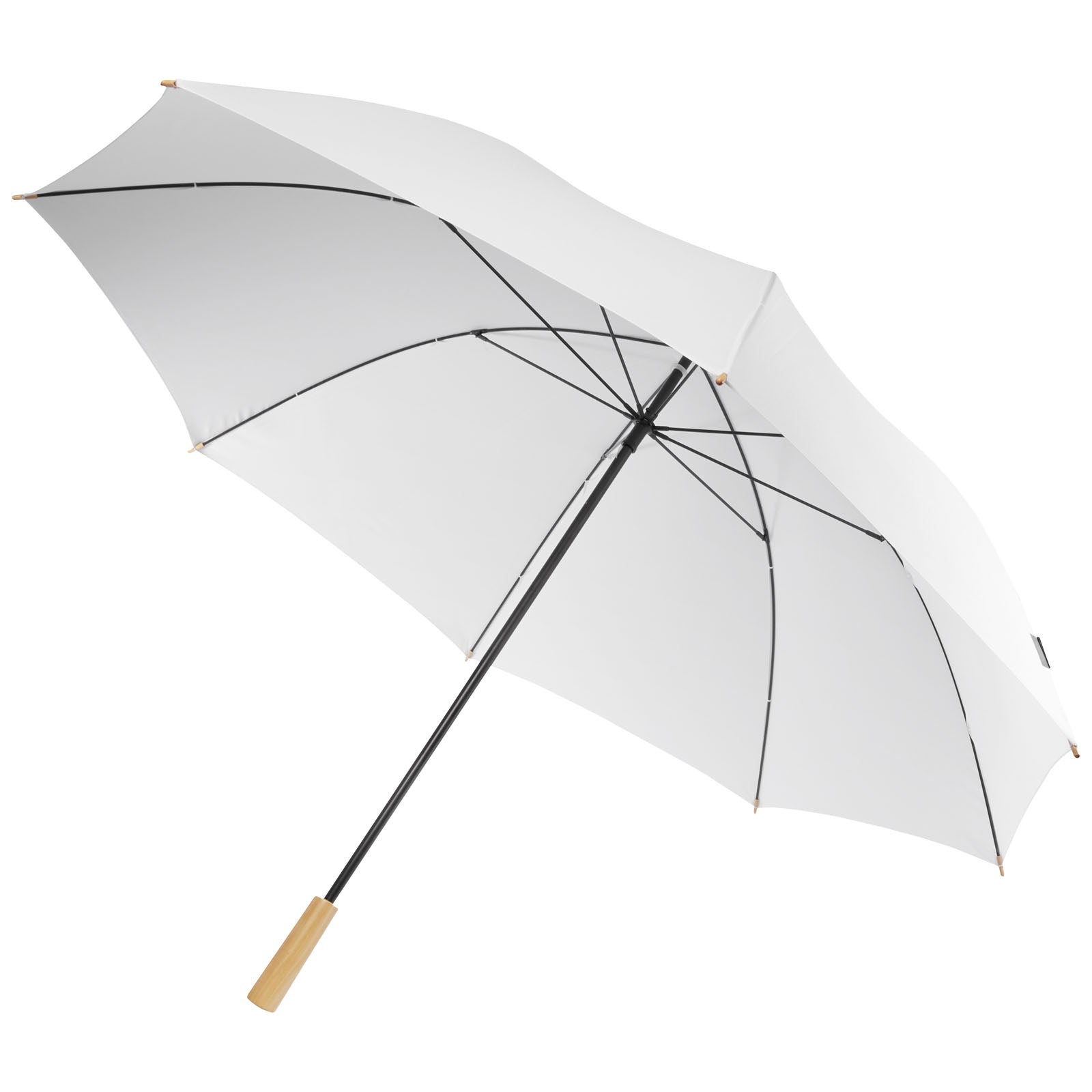 Romee 30'' windbeständiger Golfschirm aus recyceltem PET – Weiss