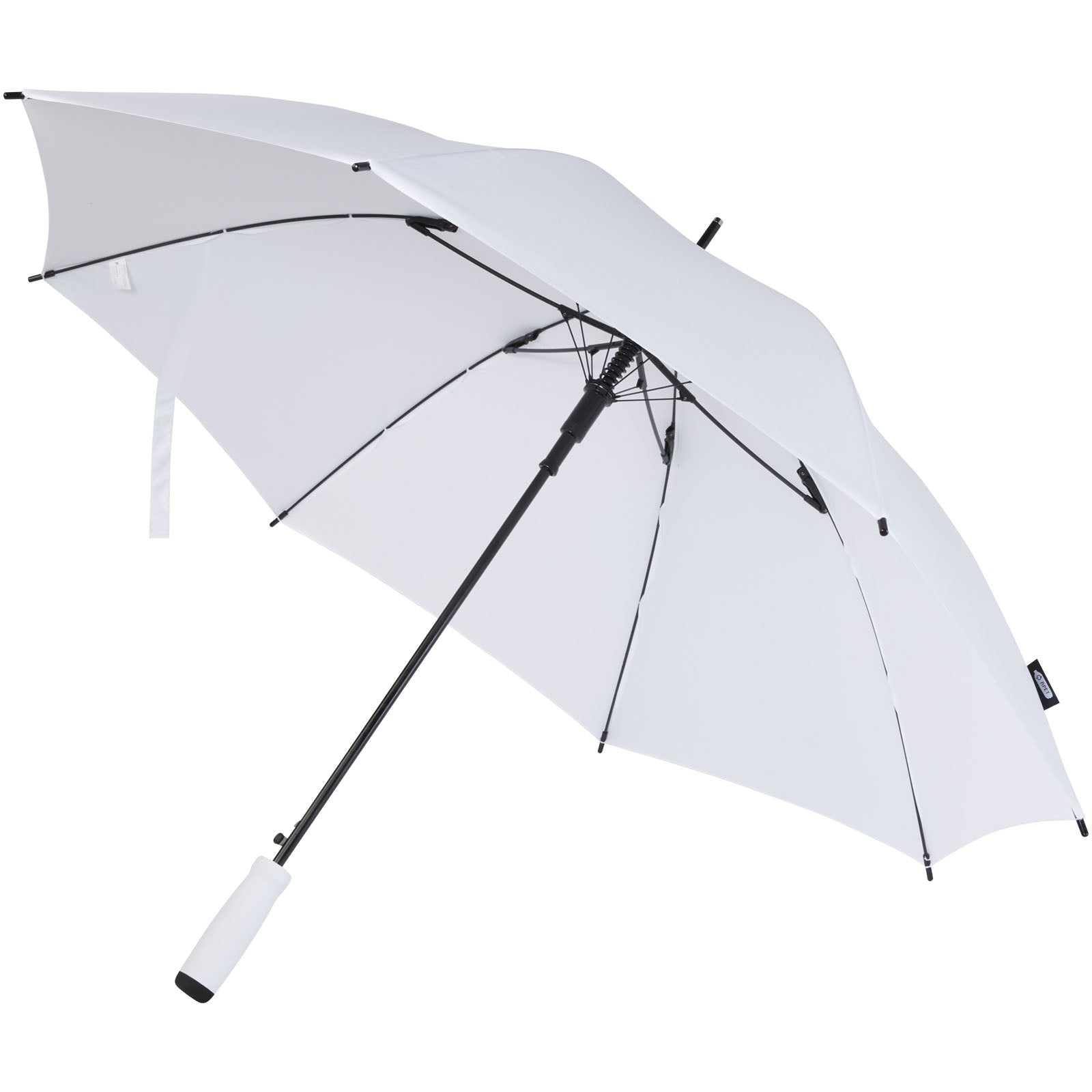 Niel 23" Automatikregenschirm aus recyceltem PET – Weiss