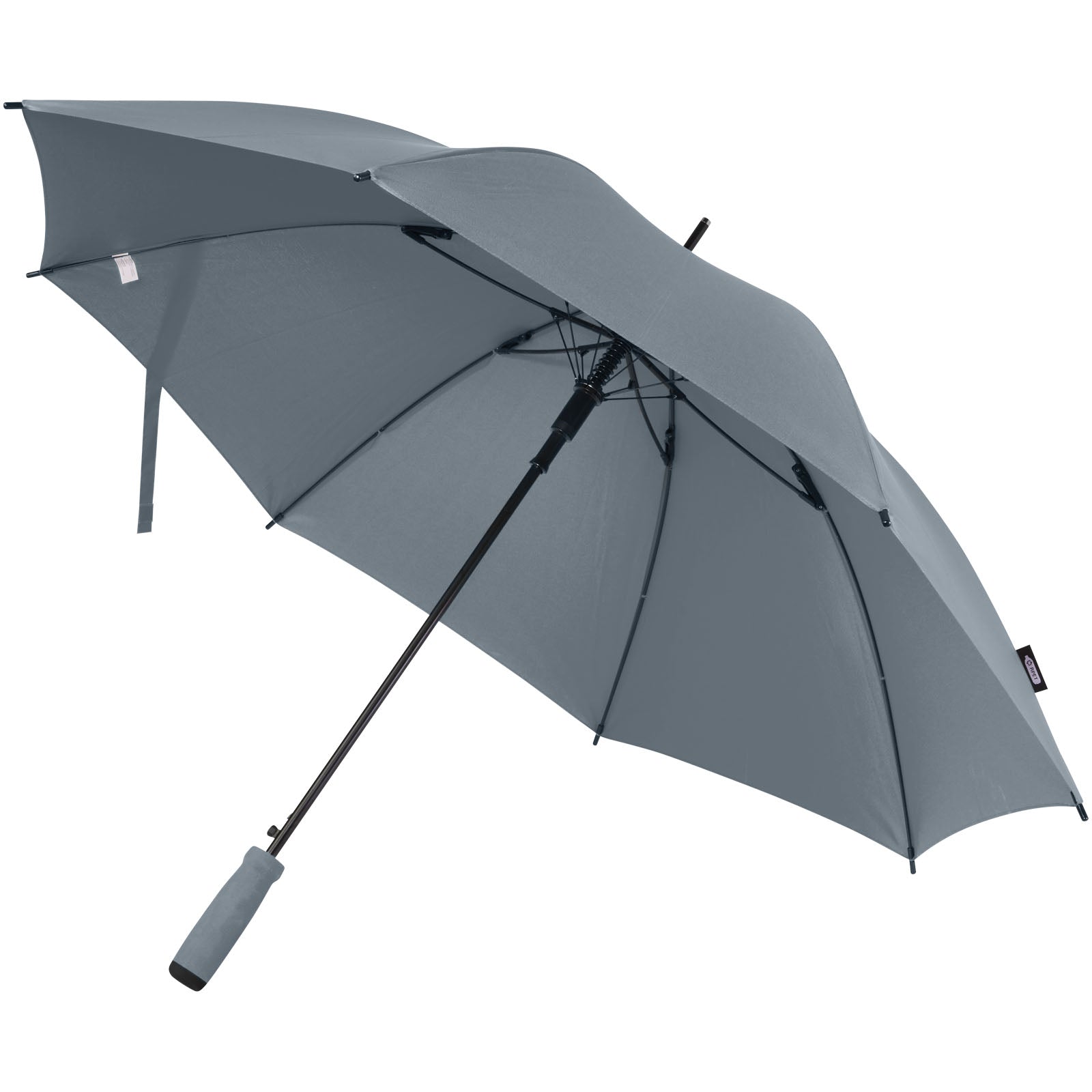 Niel 23" Automatikregenschirm aus recyceltem PET – Grau