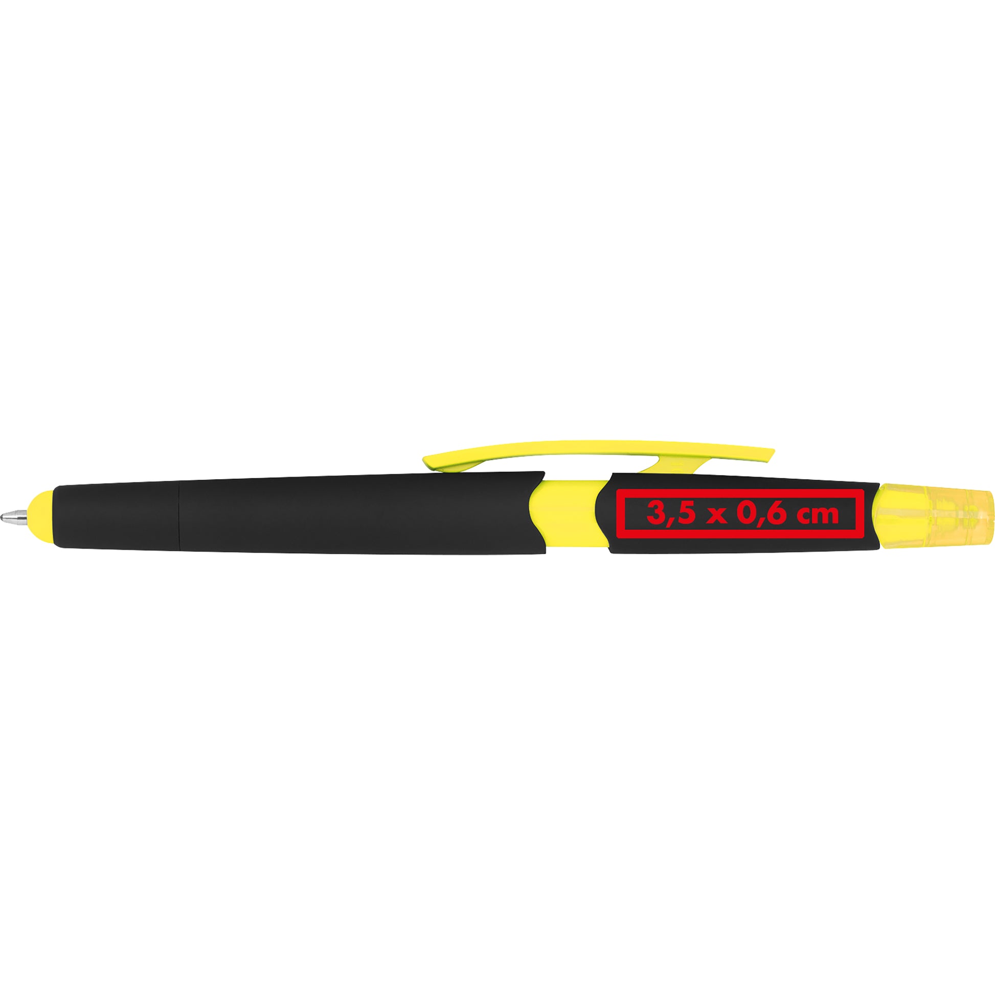 Kugelschreiber mit Textmarker und Touchfunktion EMMETT