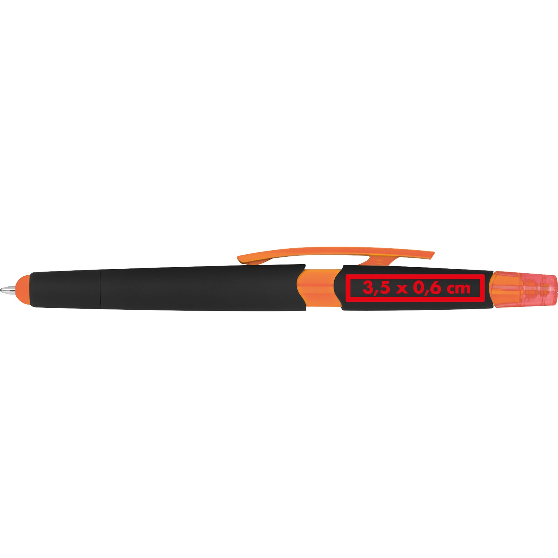 Kugelschreiber mit Textmarker und Touchfunktion EMMETT