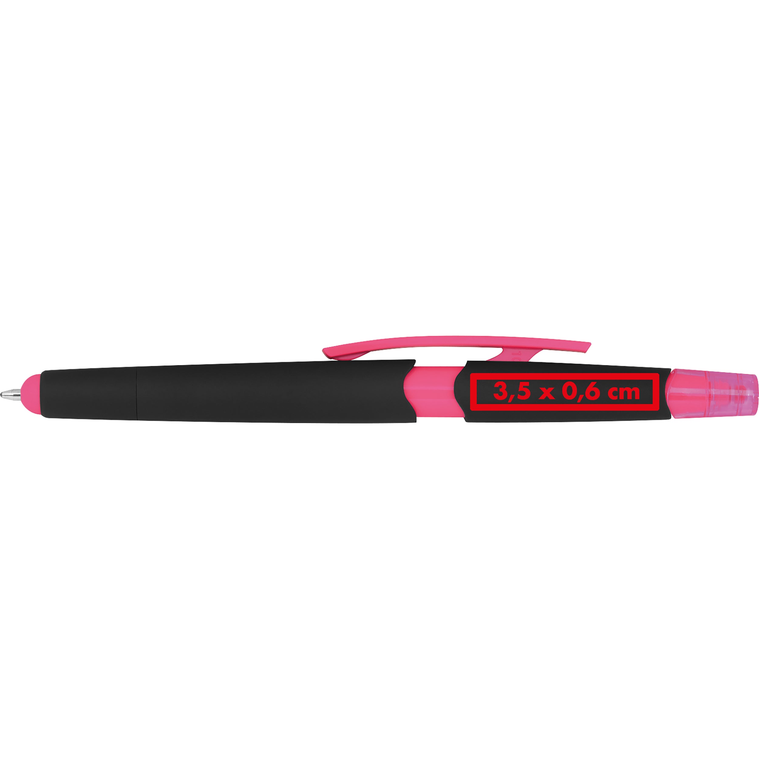 Kugelschreiber mit Textmarker und Touchfunktion EMMETT