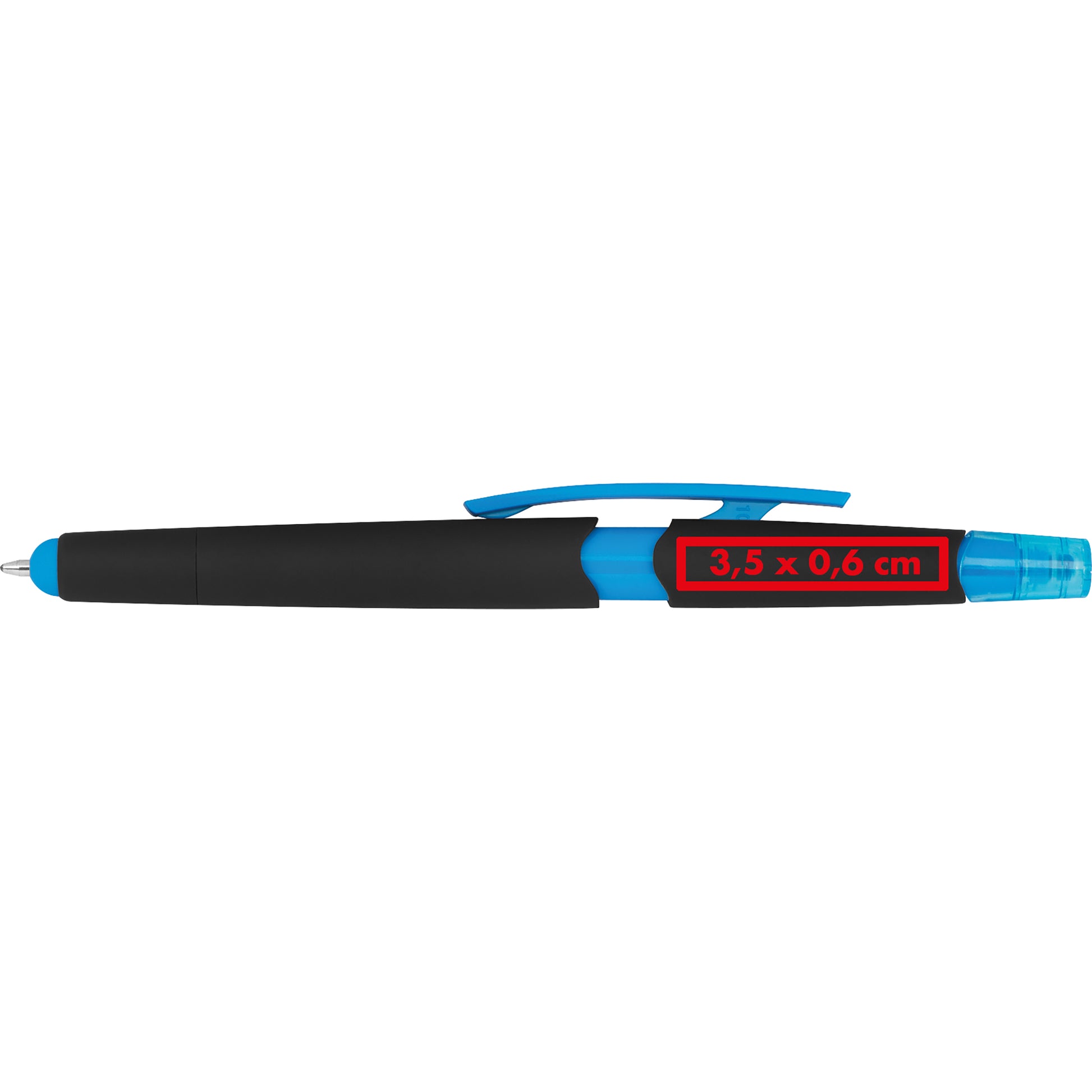 Kugelschreiber mit Textmarker und Touchfunktion EMMETT