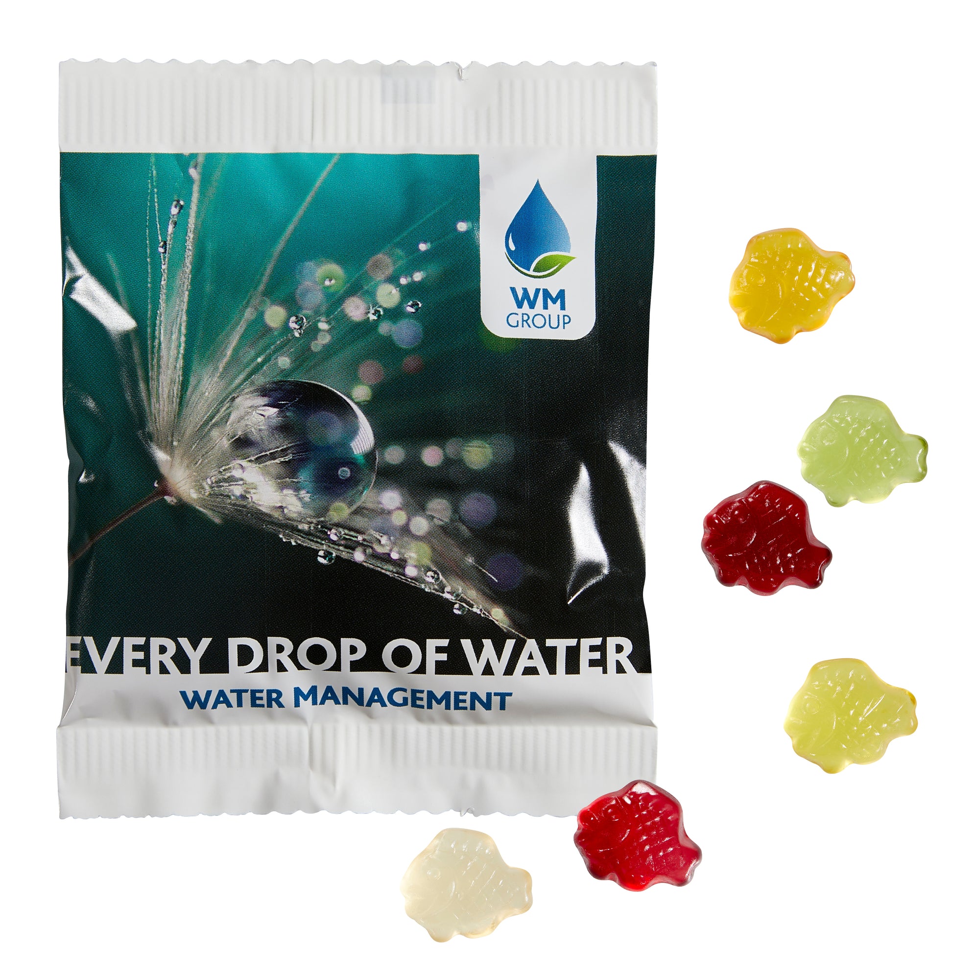 Fruchtgummi STANDARD-Formen 20 g im konventionellen Tütchen – @ Zeichen