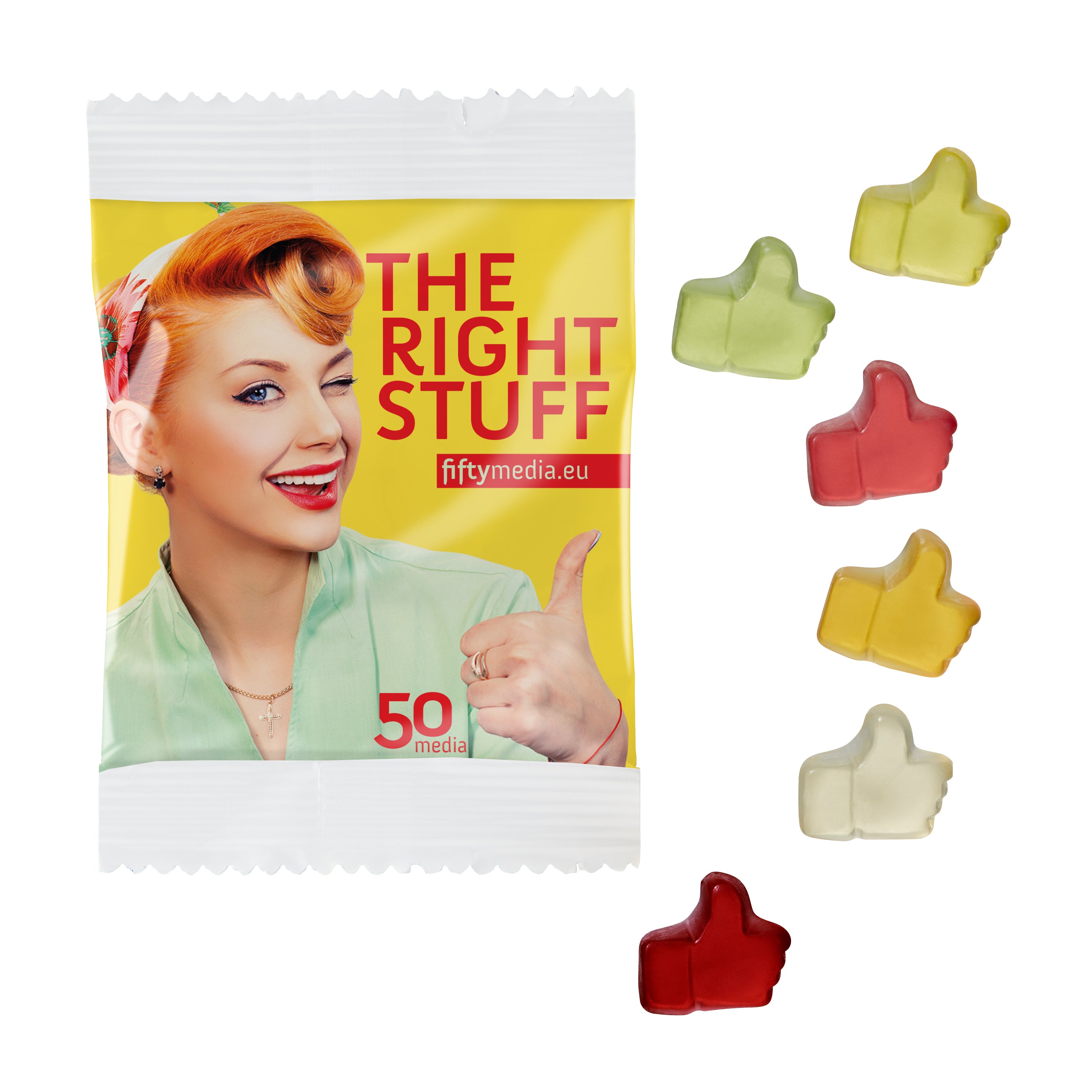 Fruchtgummi STANDARD-Formen 10 g im kompostierbaren Tütchen – Premium-Bärchen