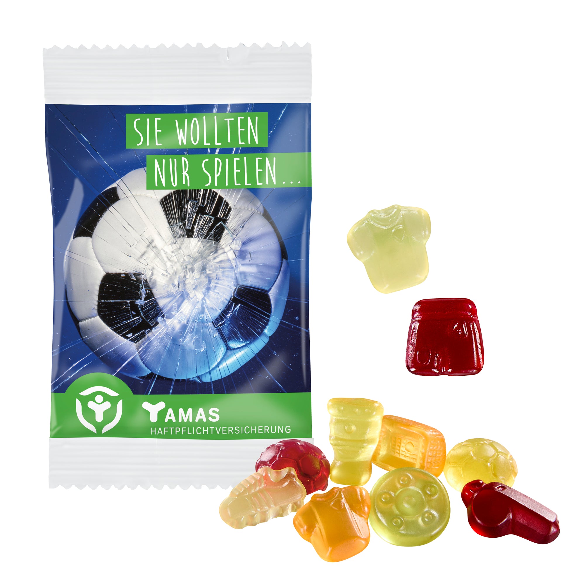 Fruchtgummi STANDARD-Formen 15 g im kompostierbaren Tütchen – Premium-Bärchen
