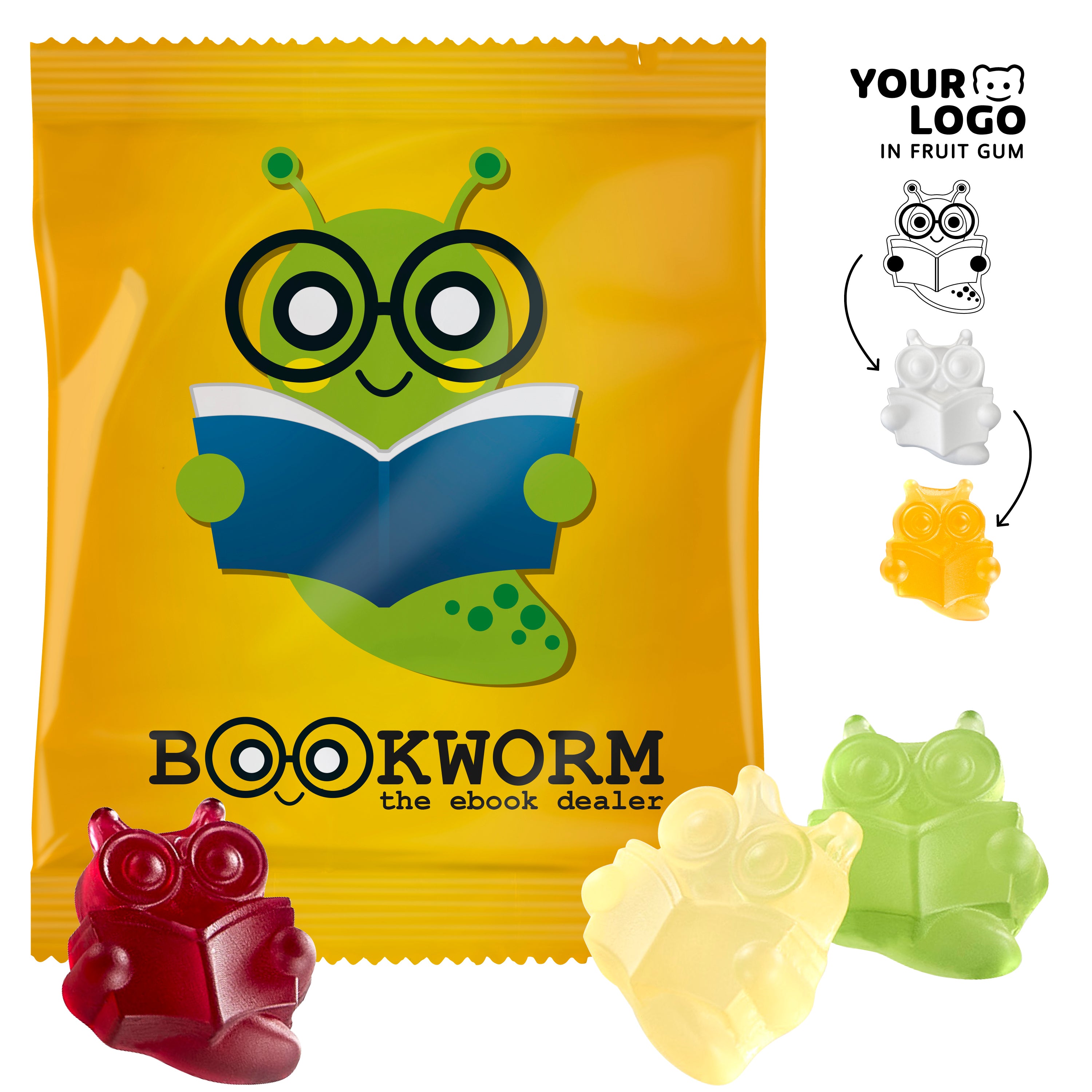 Fruchtgummi individuell 30 g im konventionellen Tütchen