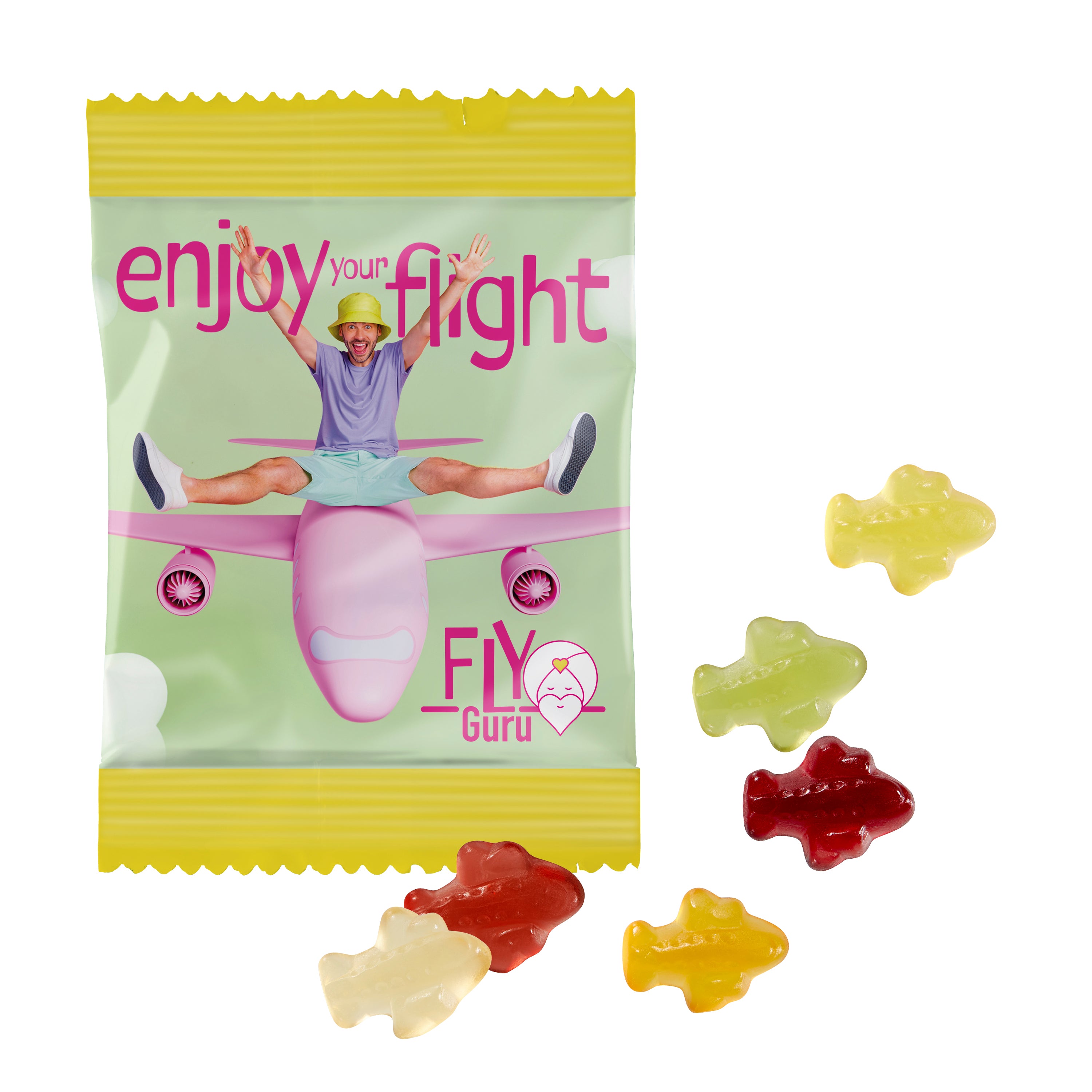 VEGANE Fruchtgummi STANDARD-Formen 10 g im konventionellen Tütchen – vegan