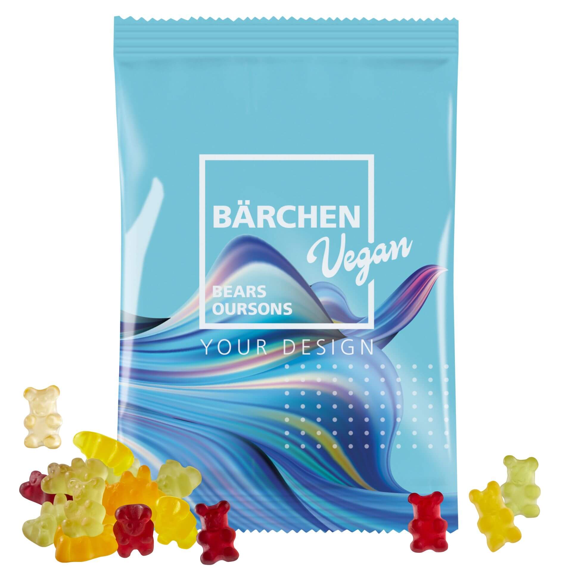 Vegane Fruchtgummi 100 g im Tütchen