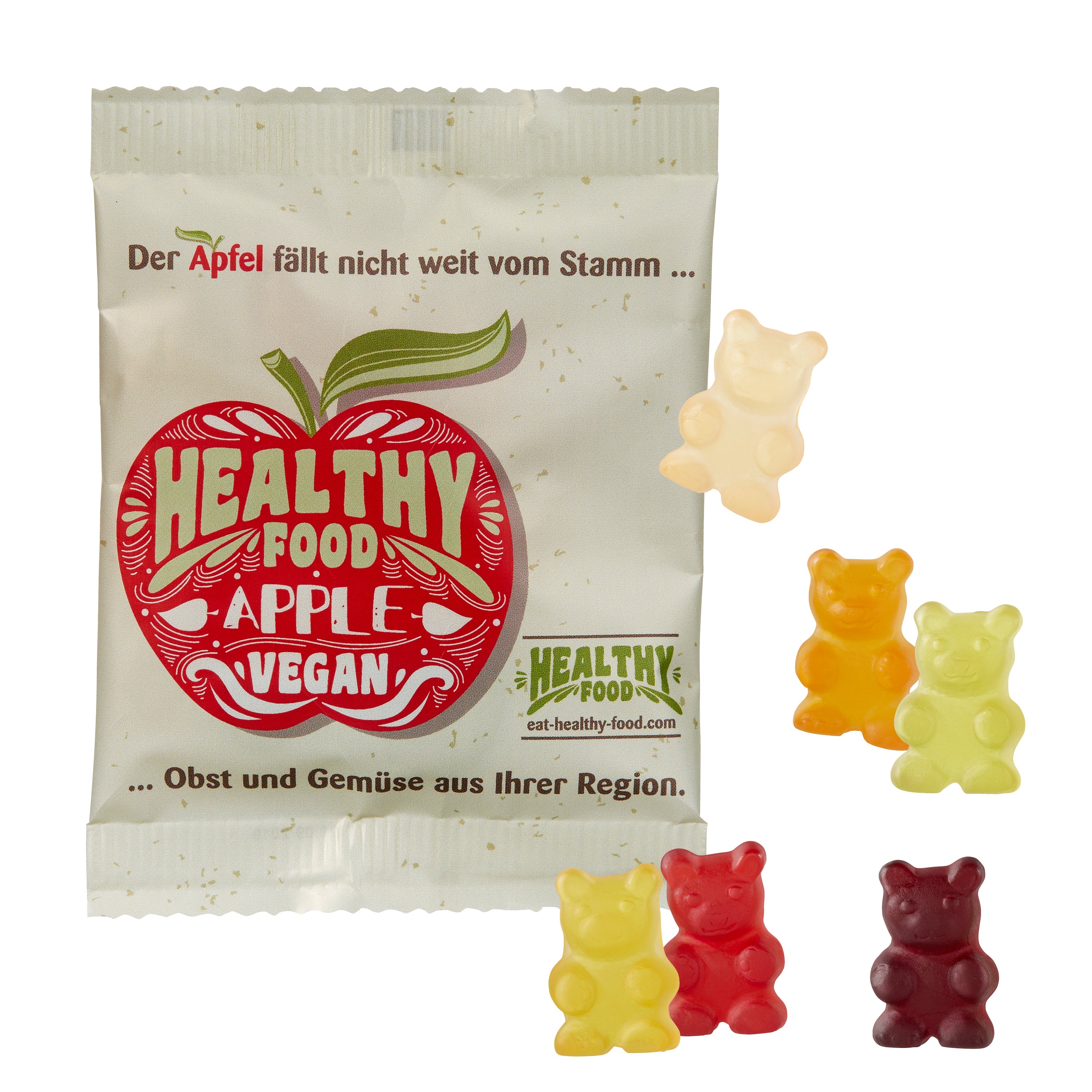 Vegane XXL-Bärchen im konventionellen Tütchen