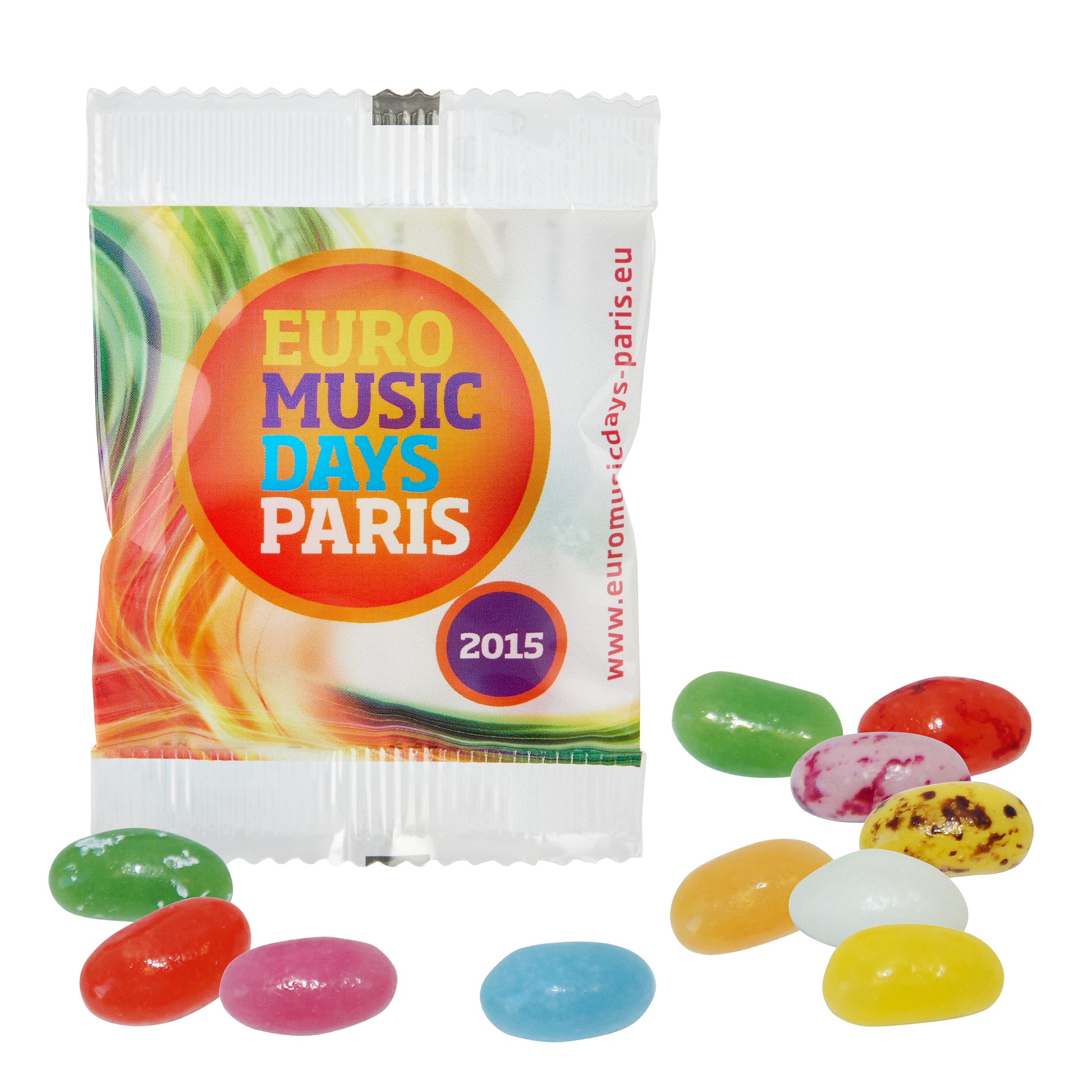 Jelly Beans im konventionellen Tütchen