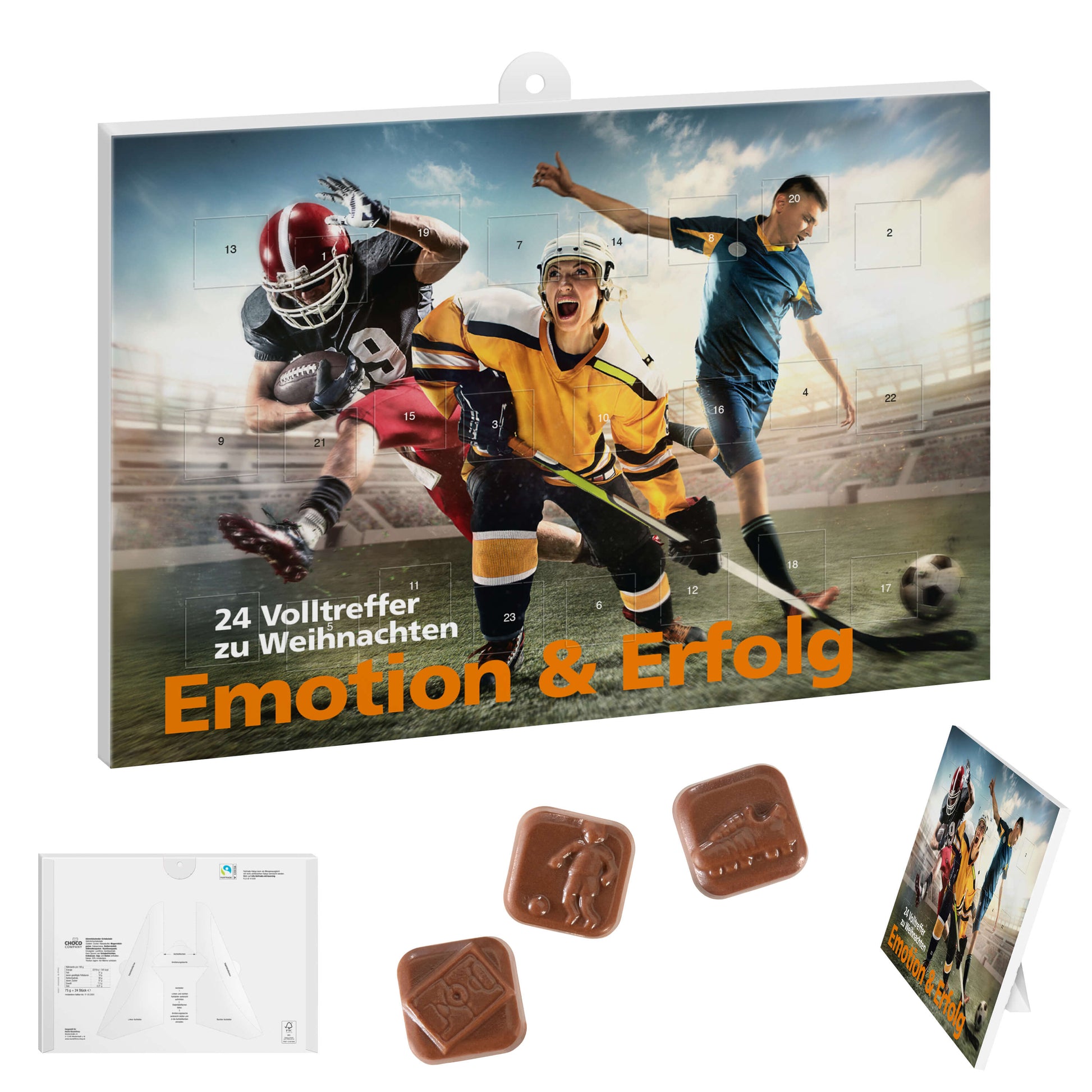Sport-Adventskalender, Fußballmotive – Artikelbild