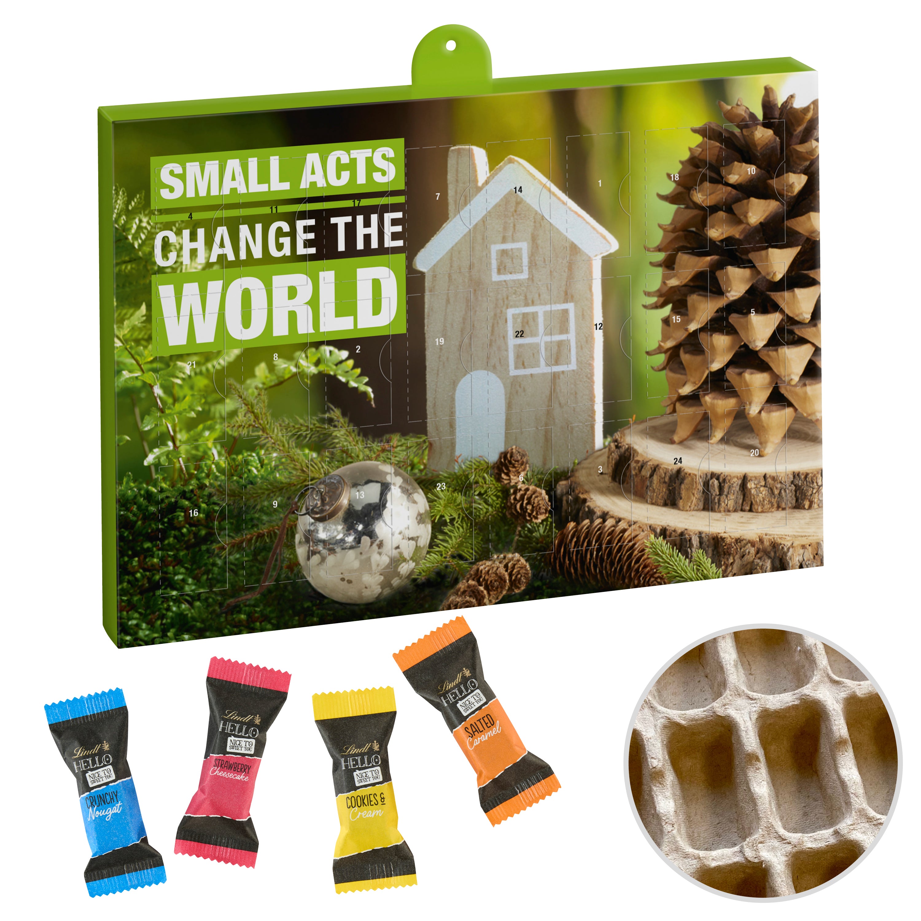Premium Marken-Adventskalender Papier – Hello Mini Stick Mix