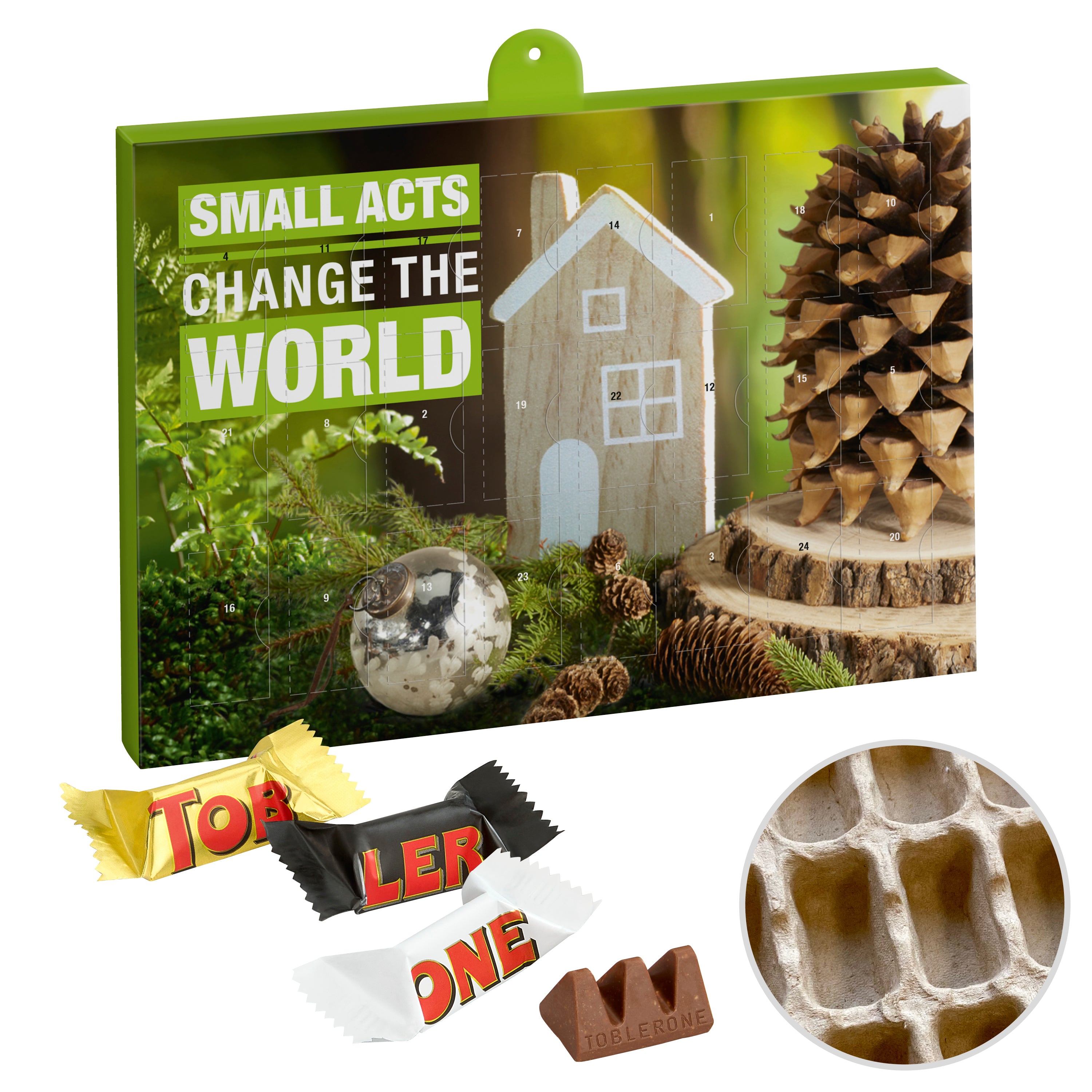Premium Marken-Adventskalender Papier – Toblerone Mini Mix