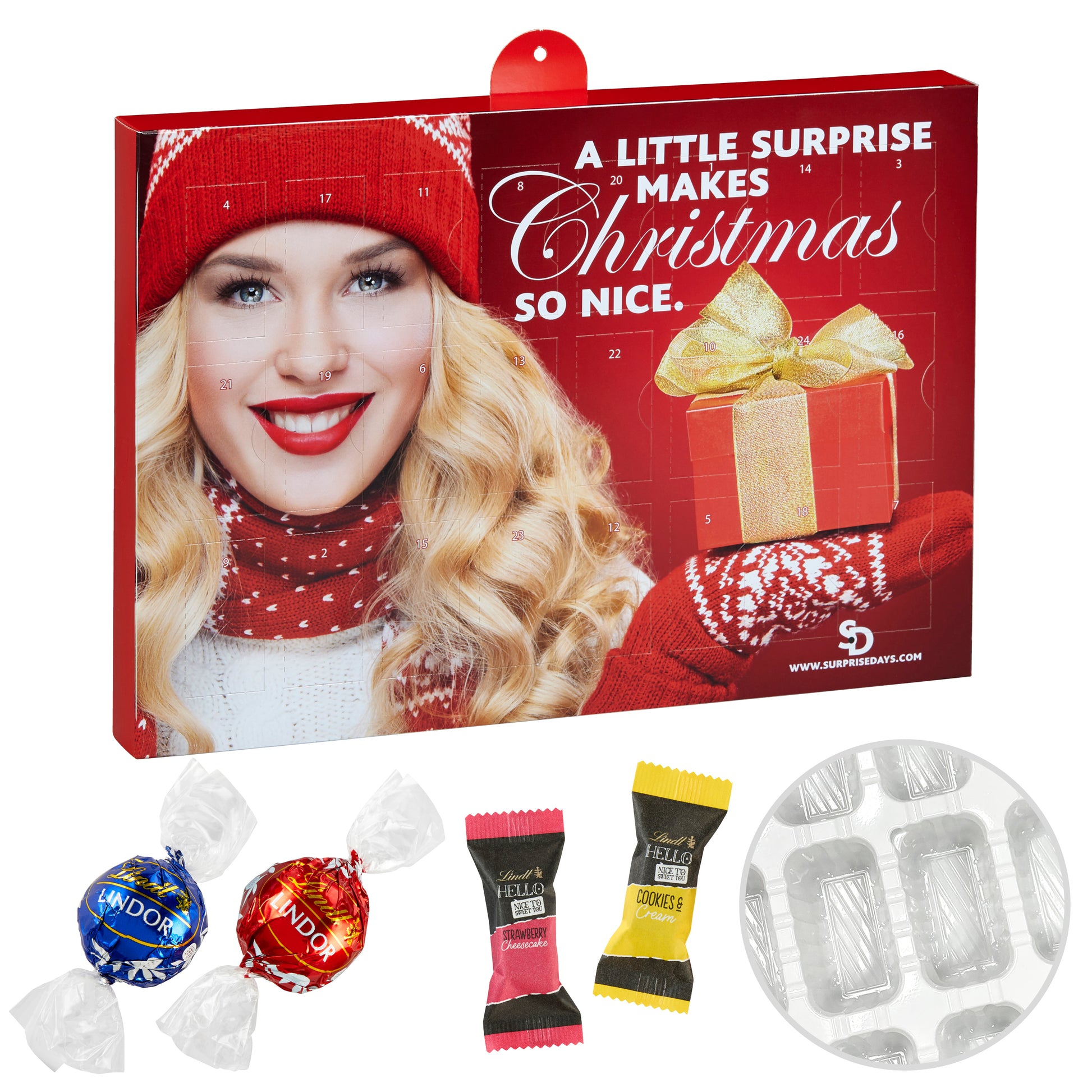 Premium Marken-Adventskalender – Lindt Lindor & Hello Mini Stick-Mix