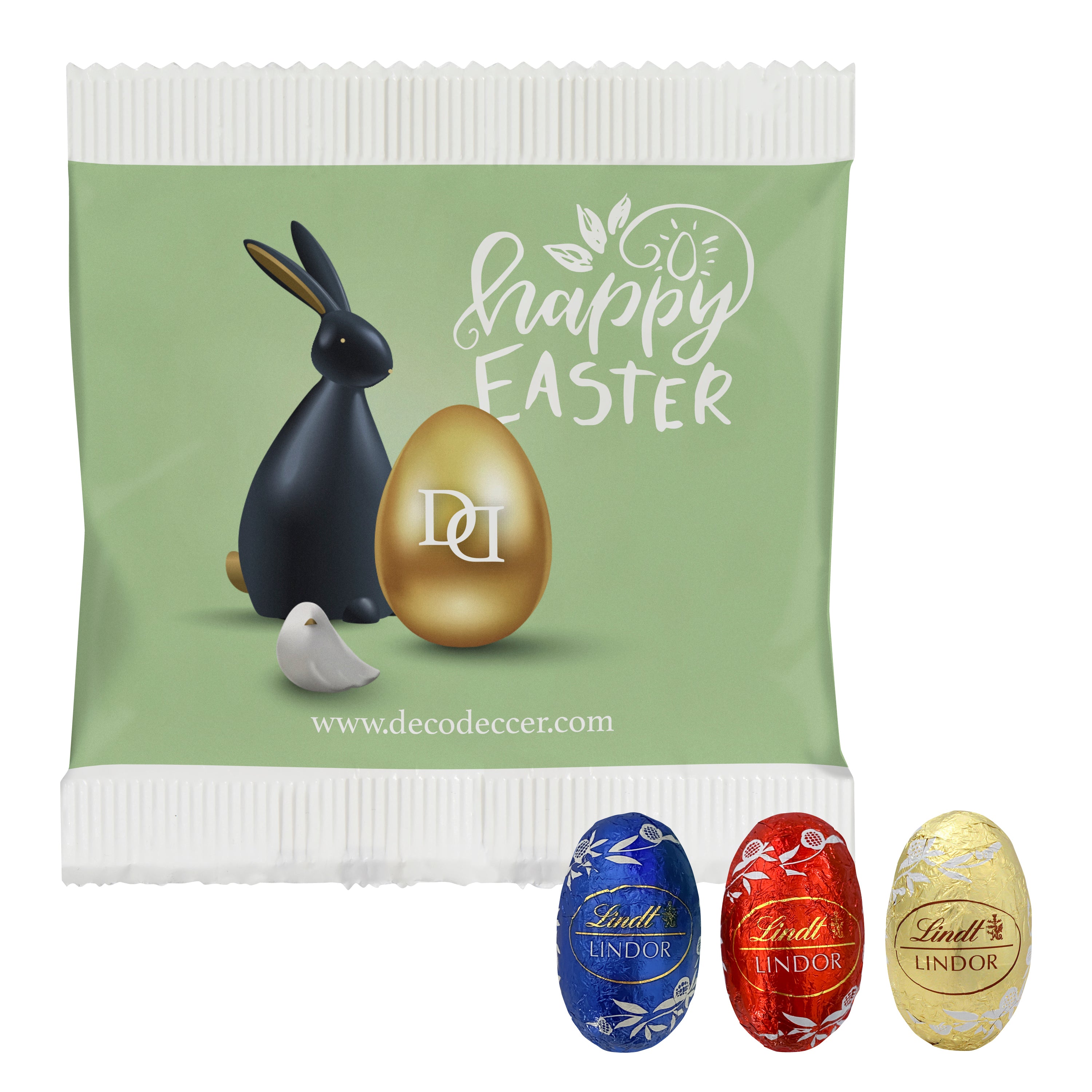 3er Lindor Mini Eier im Papiertütchen – Standardausführung