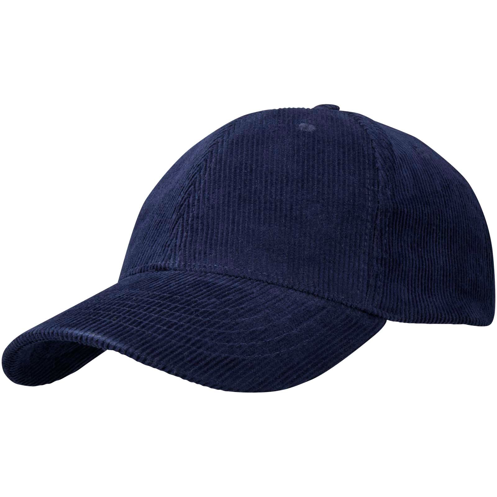 Hutton 280 g/m² Kappe aus recyceltem Cord mit 6 Segmenten – Navy