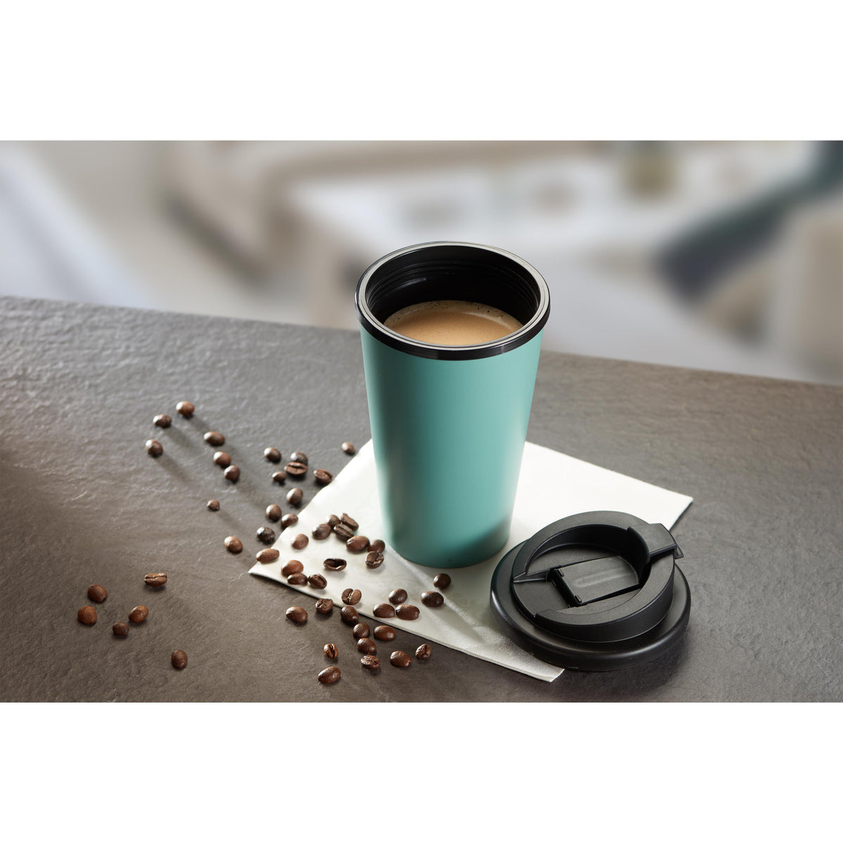 Bio-Kaffeebecher „Premium Deluxe“ als Werbeartikel mit Logo