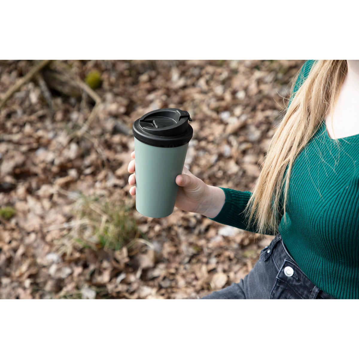 Bio-Kaffeebecher „Premium Deluxe“ als Werbeartikel mit Logo